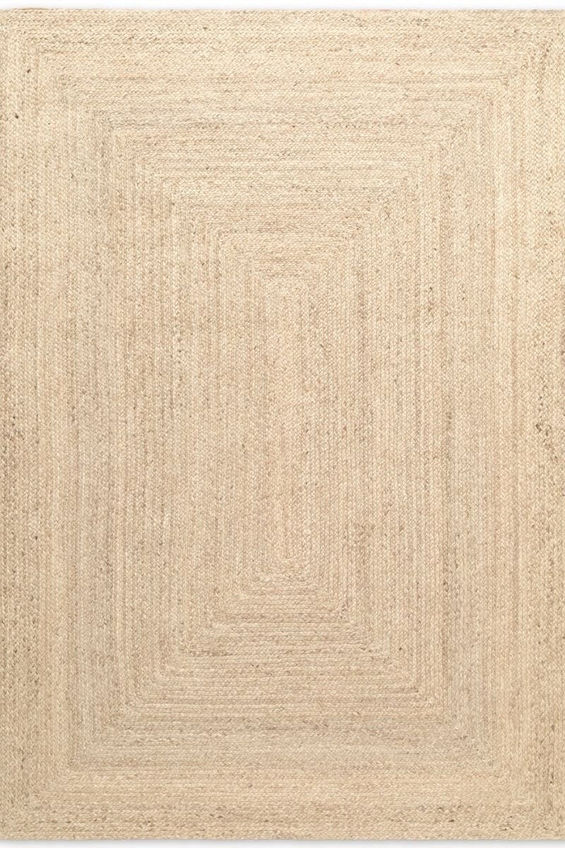 Hanse Home White Sharmila Jute Rug Natural - Handwoven - 80X150 Cm