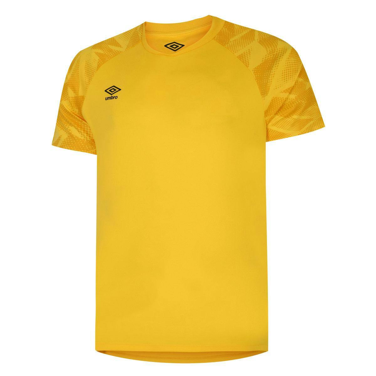 Umbro Men's Yellow/Black Atlas Jersey - Xl - 100% Polyester