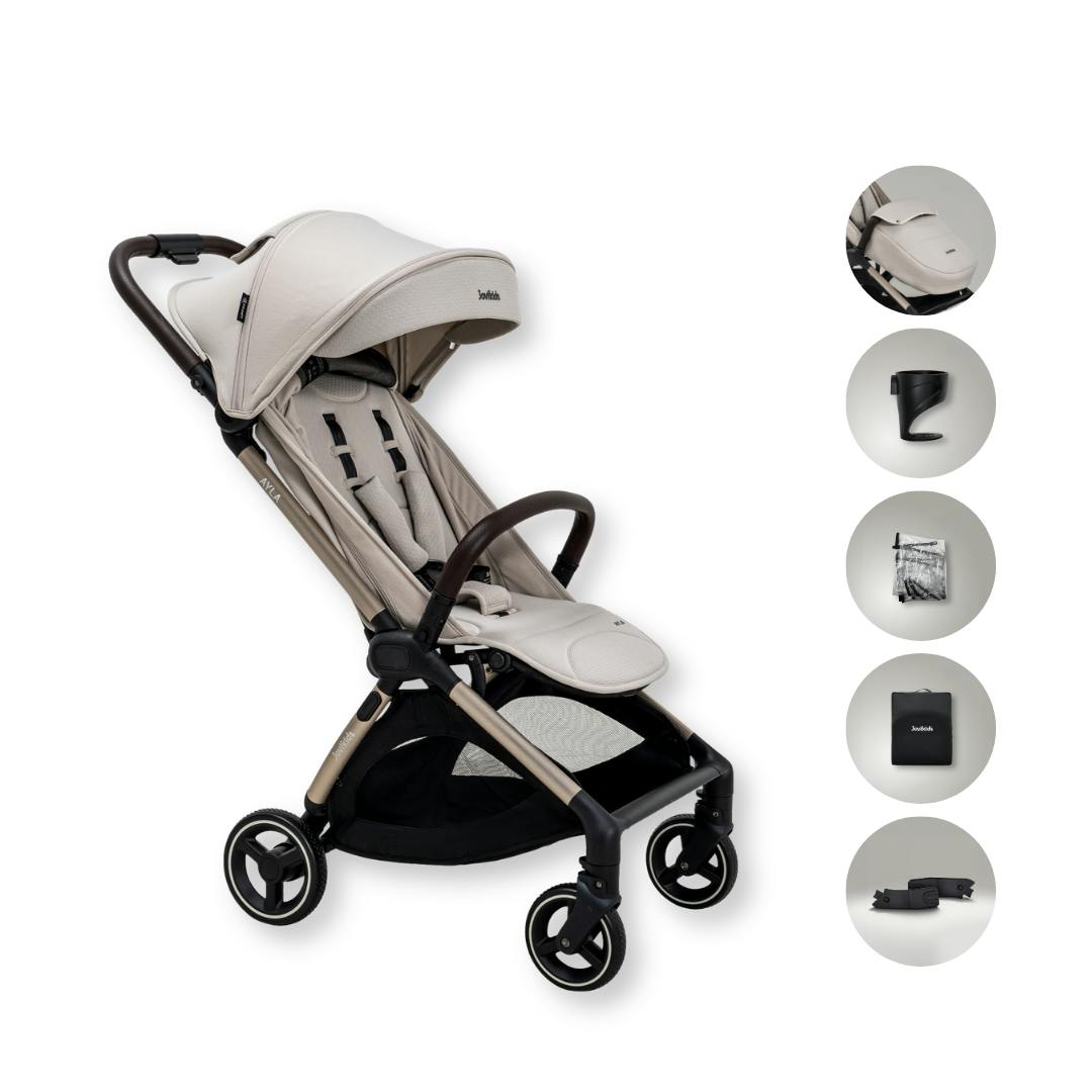 Jovikids Beige Ayla Stroller Dawn - Dawn - 4