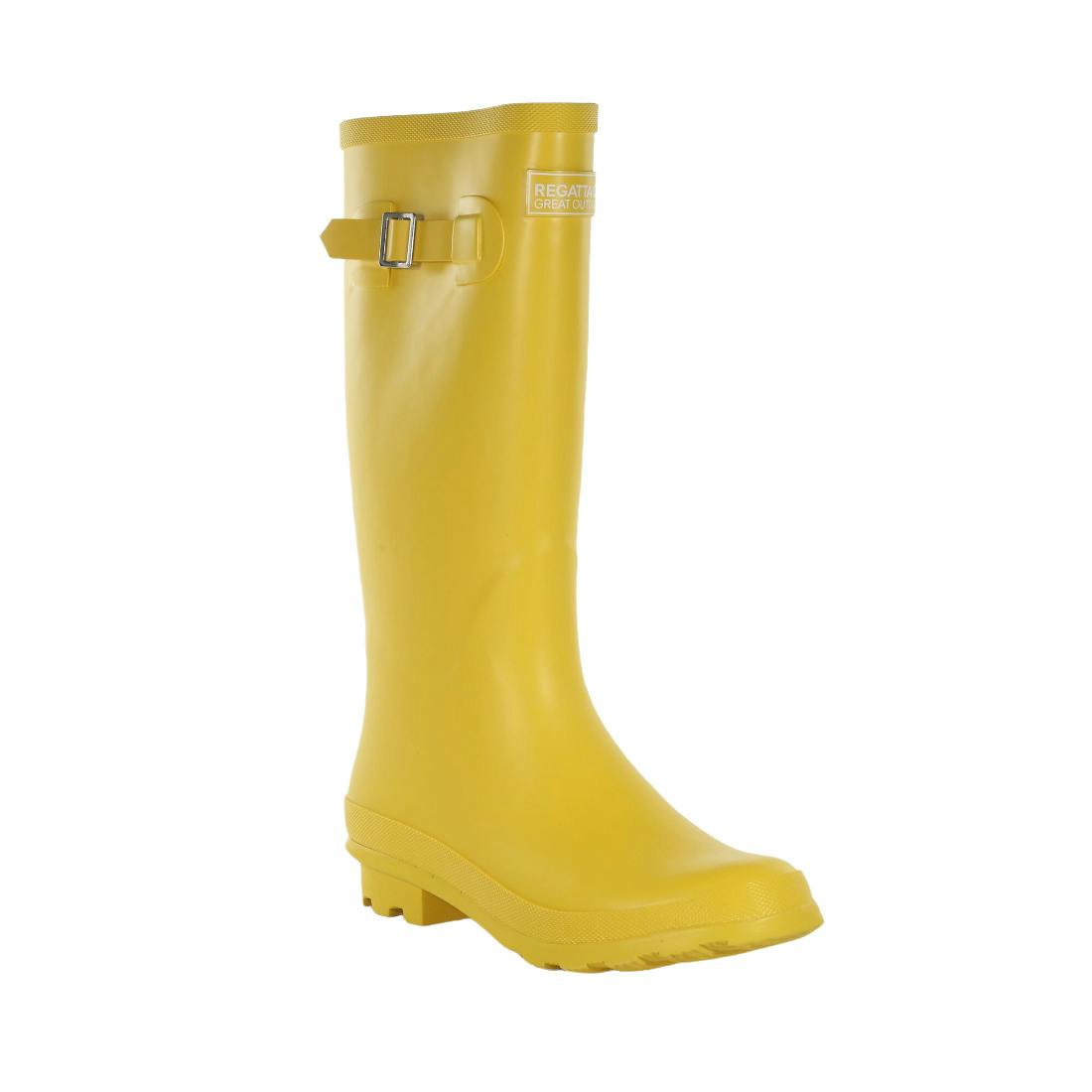Regatta Women's Yellow Ly Fairweather Ii Tall Durable Wellington Boots - Maize - Maize - 7 Uk - 100% Rubber