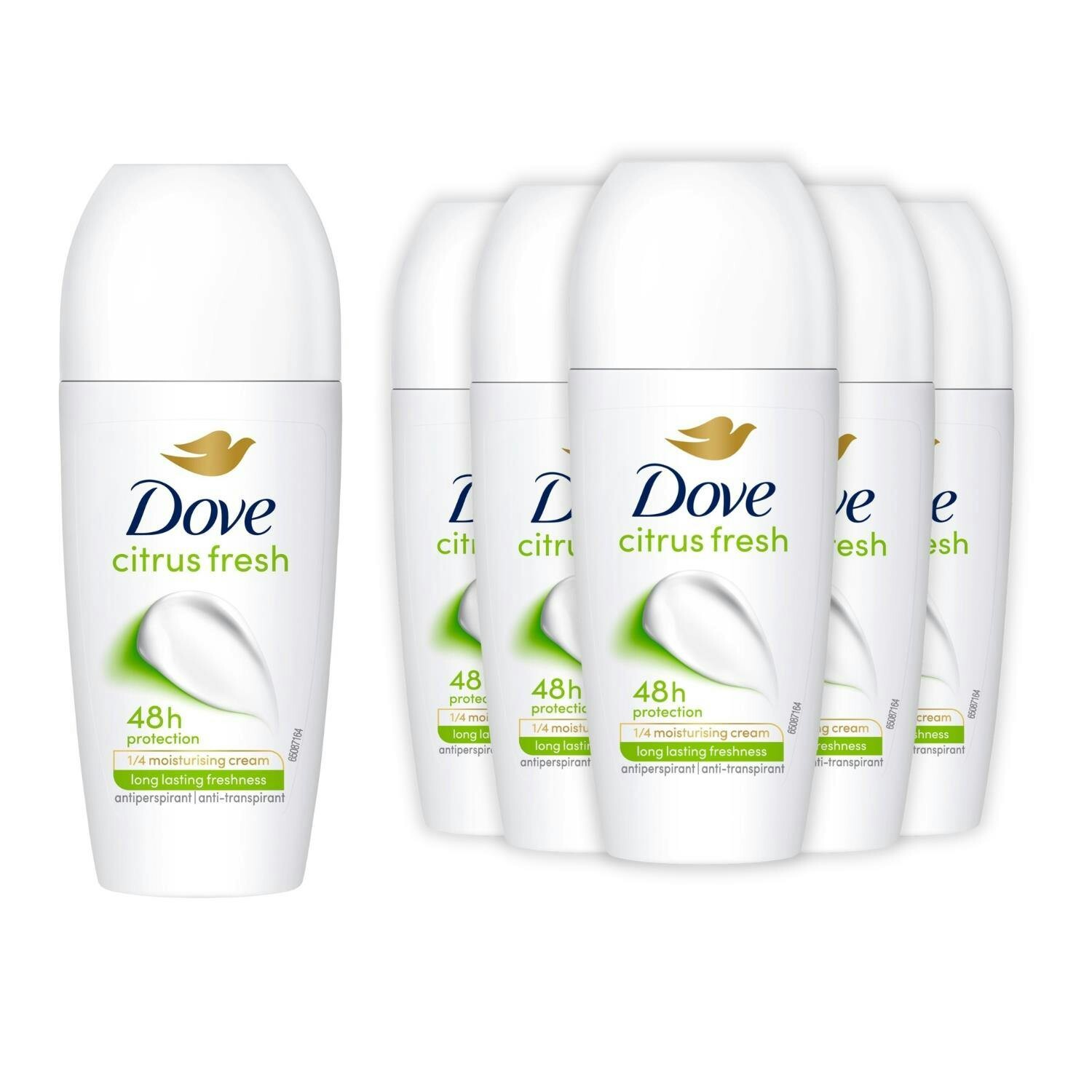 Dove Citrus Fresh Roll On Anti-Perspirant 48H Sweat & Odour Protection 50Ml, 6Pk - Image 7