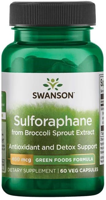 iHerb UK - Swanson Vitamins , Sulforaphane From Broccoli Sprout Extract, 400 Mcg, 60 Vegan Caps - Image 10