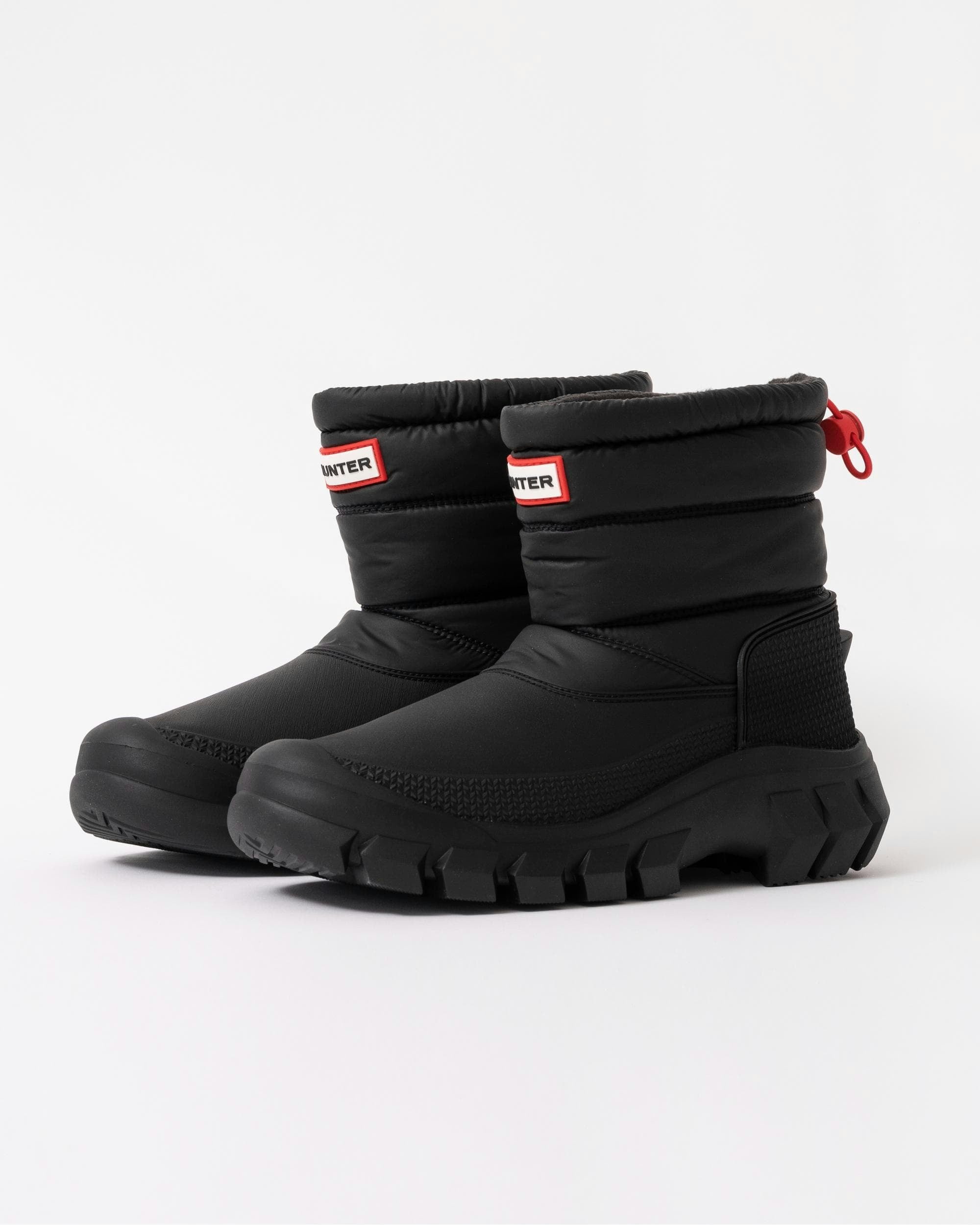Hunter Women's Black Intrepid Short Snow Boot - Uk6 Eu39 Us8