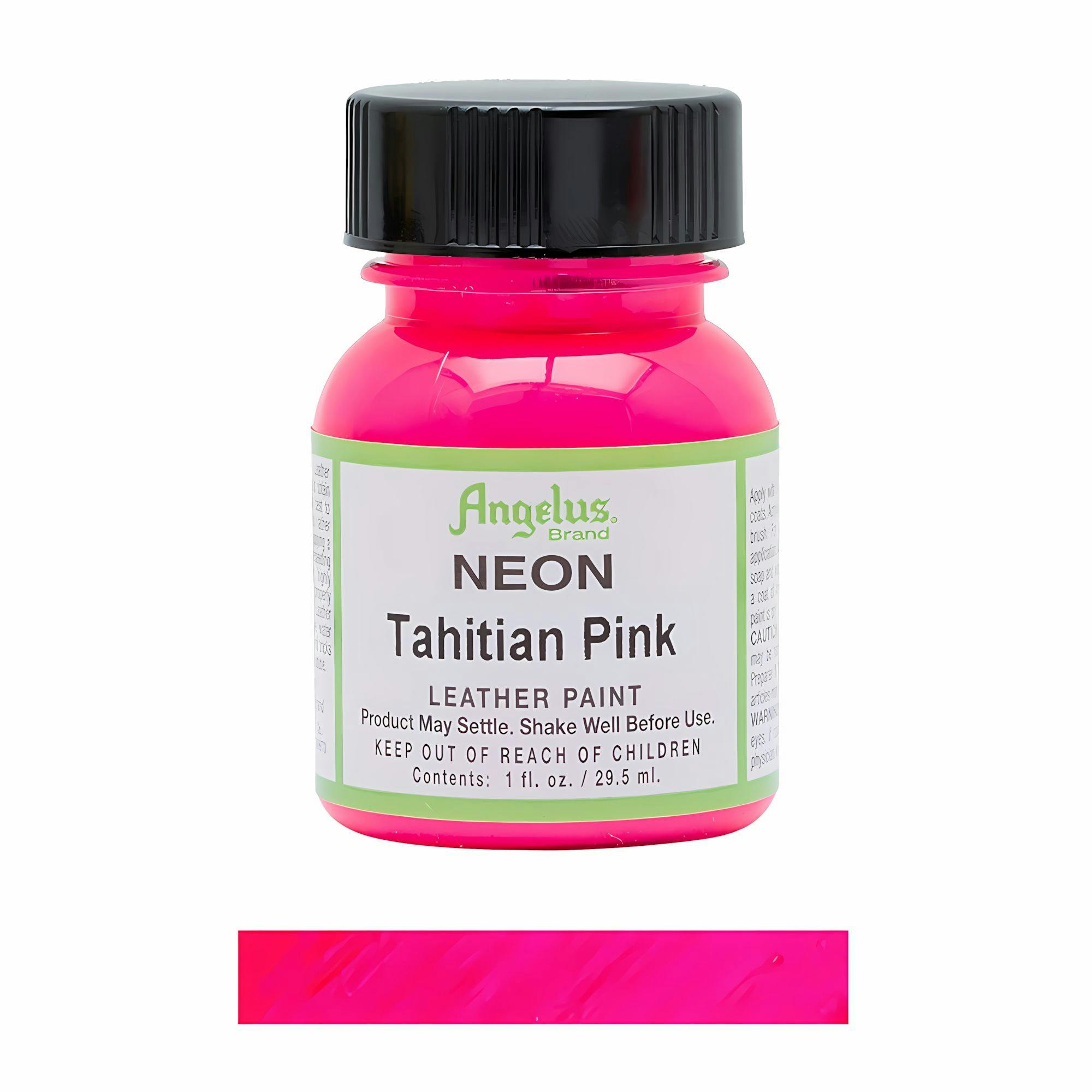 Rackhams Pink Neon Leather Paint For Sneaker Customs And Shoes 1Oz - Tahitian