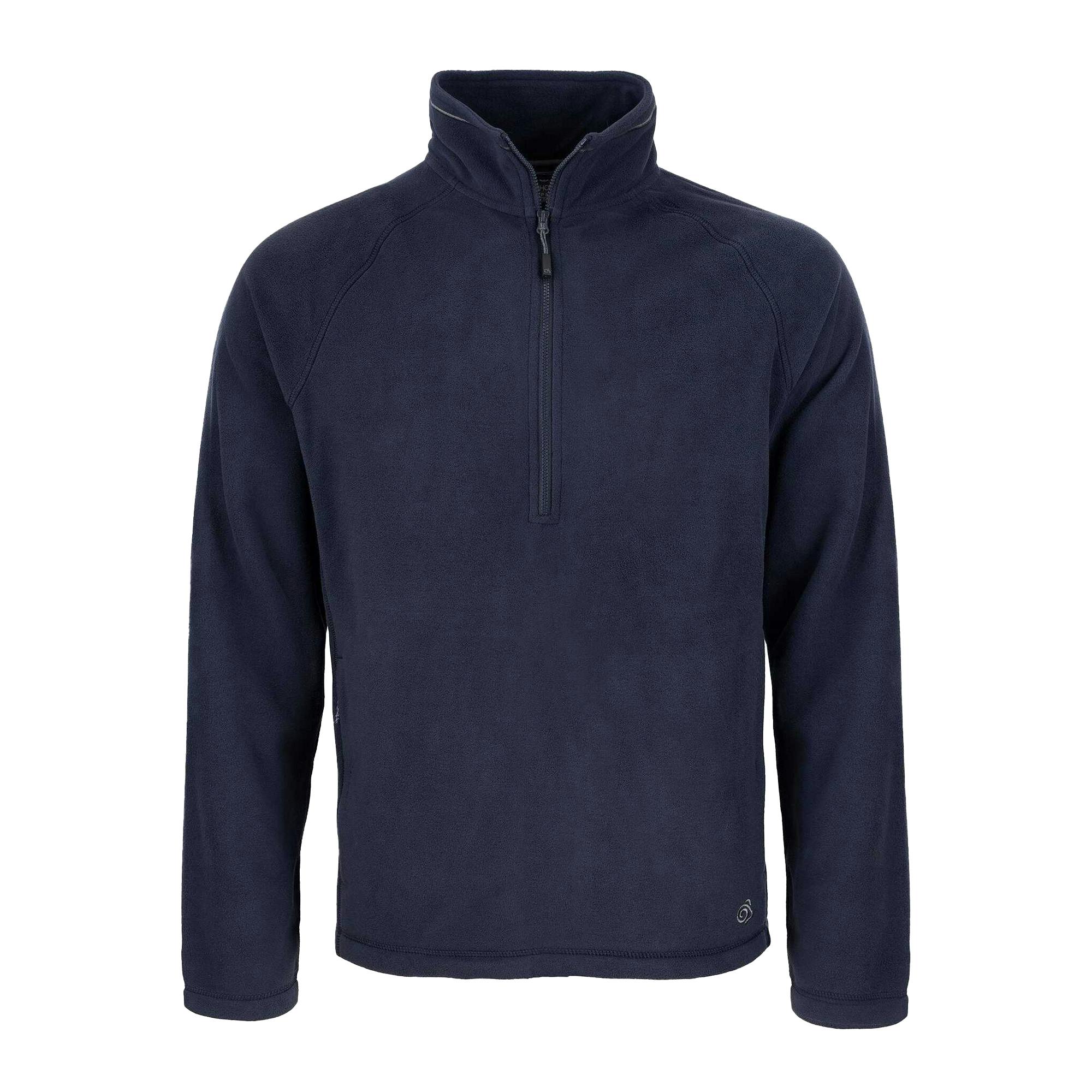 Craghoppers Men's Dark Expert Corey 200 Half Zip Fleece Top - Navy - 3XL - Navy - 100% Recycled Polyester