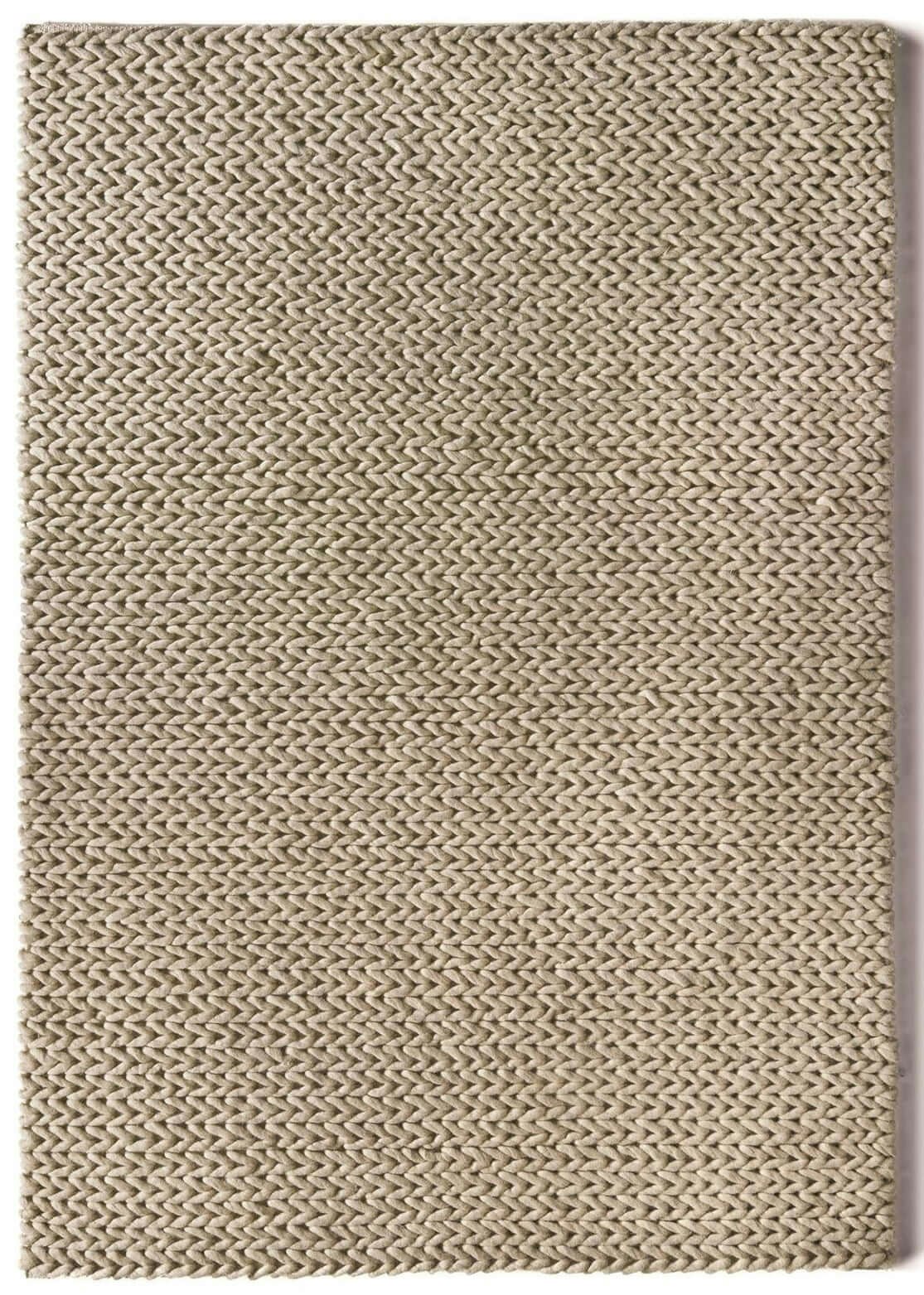 Rackhams Fusion Oyster Braided Wool Rug - 120X170 Cm