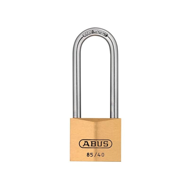 Rackhams 85 Series Brass Padlock - 40Mm Long Shackle 63Mm Carded - Multi Colour