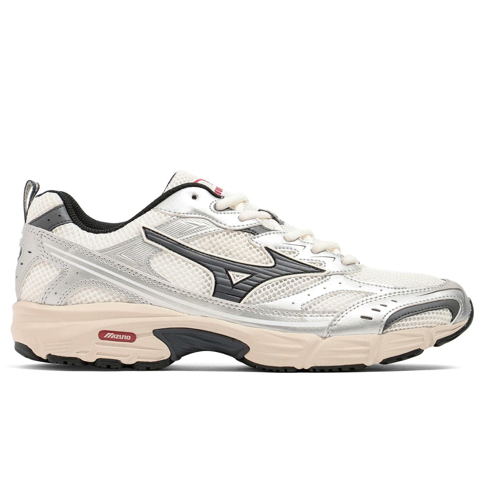 Mizuno Men's White/Silver Mxr Trainers - Snow /Magnet/ - Uk 9
