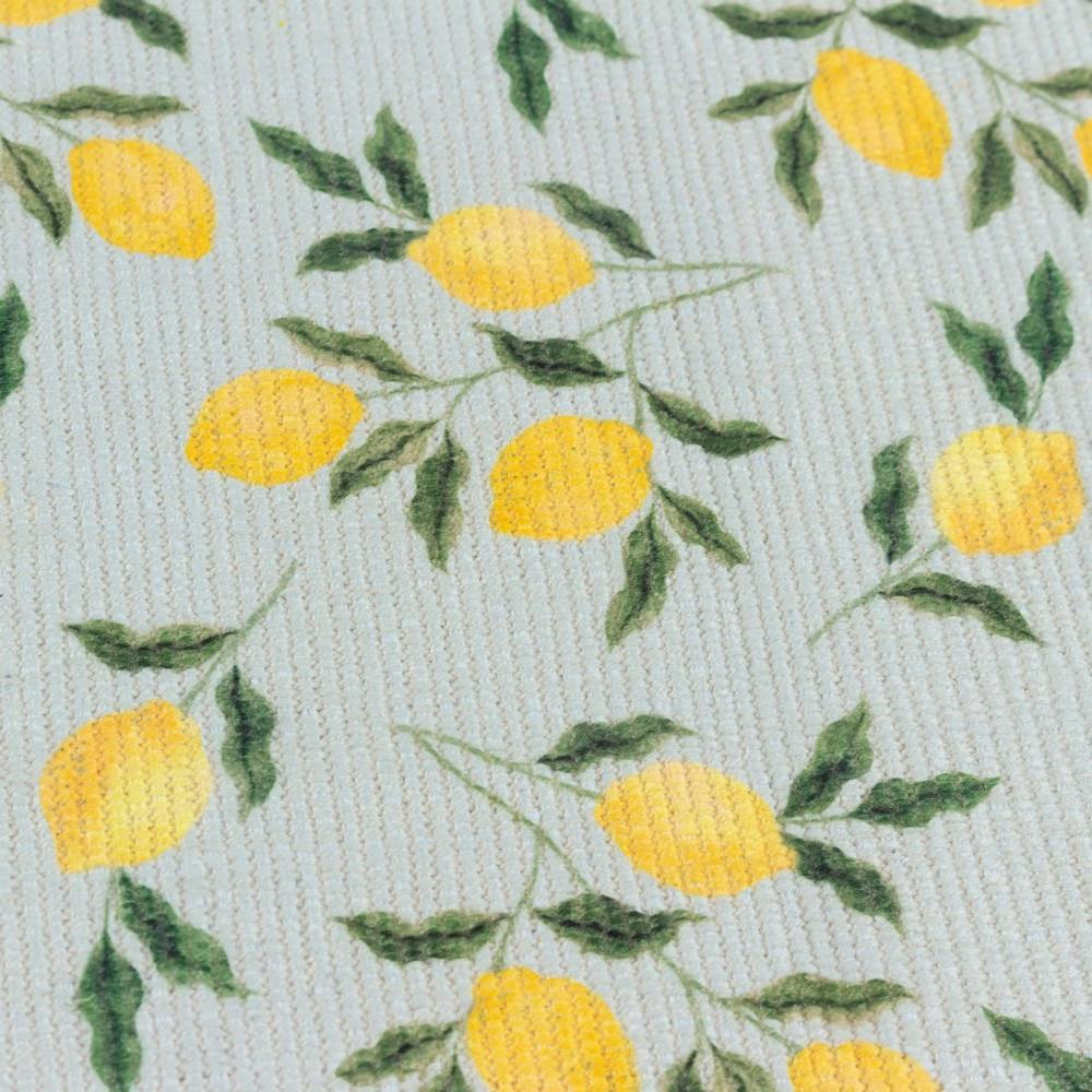 Furn Blue Lemon Table Runner - 180Cm X 35Cm - 100% Polyester