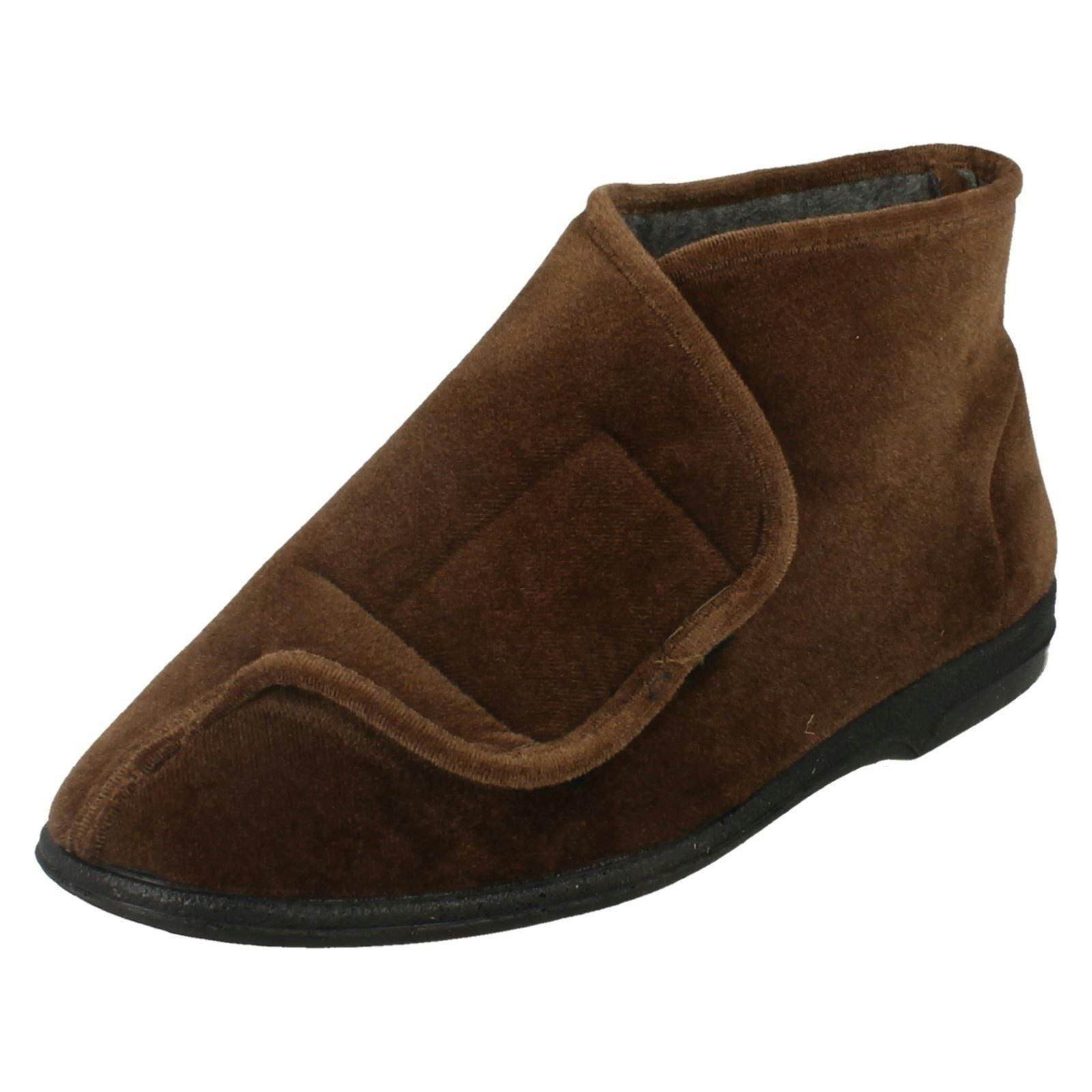 Balmoral Men's Brown Slip On Slipper Boots Thomas - Uk 9
