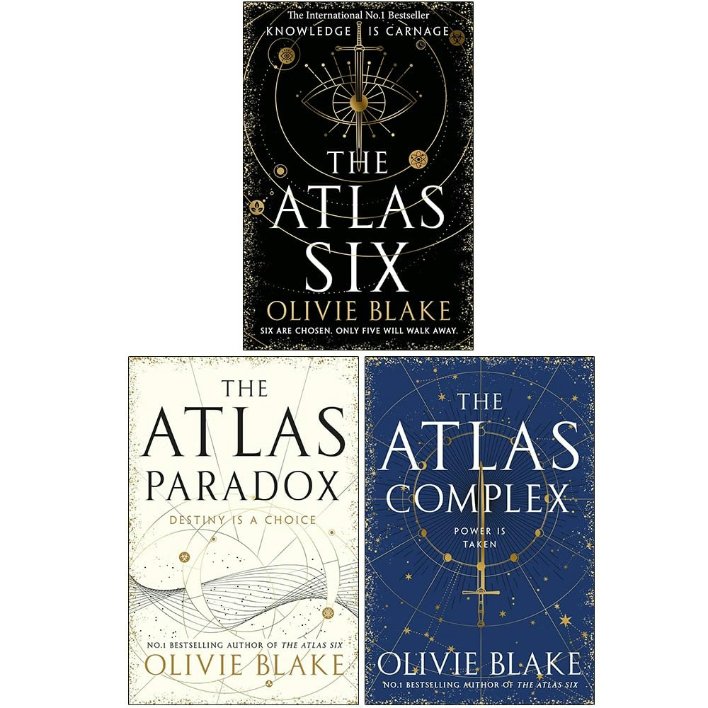 Pan Macmillan Atlas Series 3 Book Set By Olivie Blake (The Atlas Six, The Atlas Paradox & The Atlas Complex)