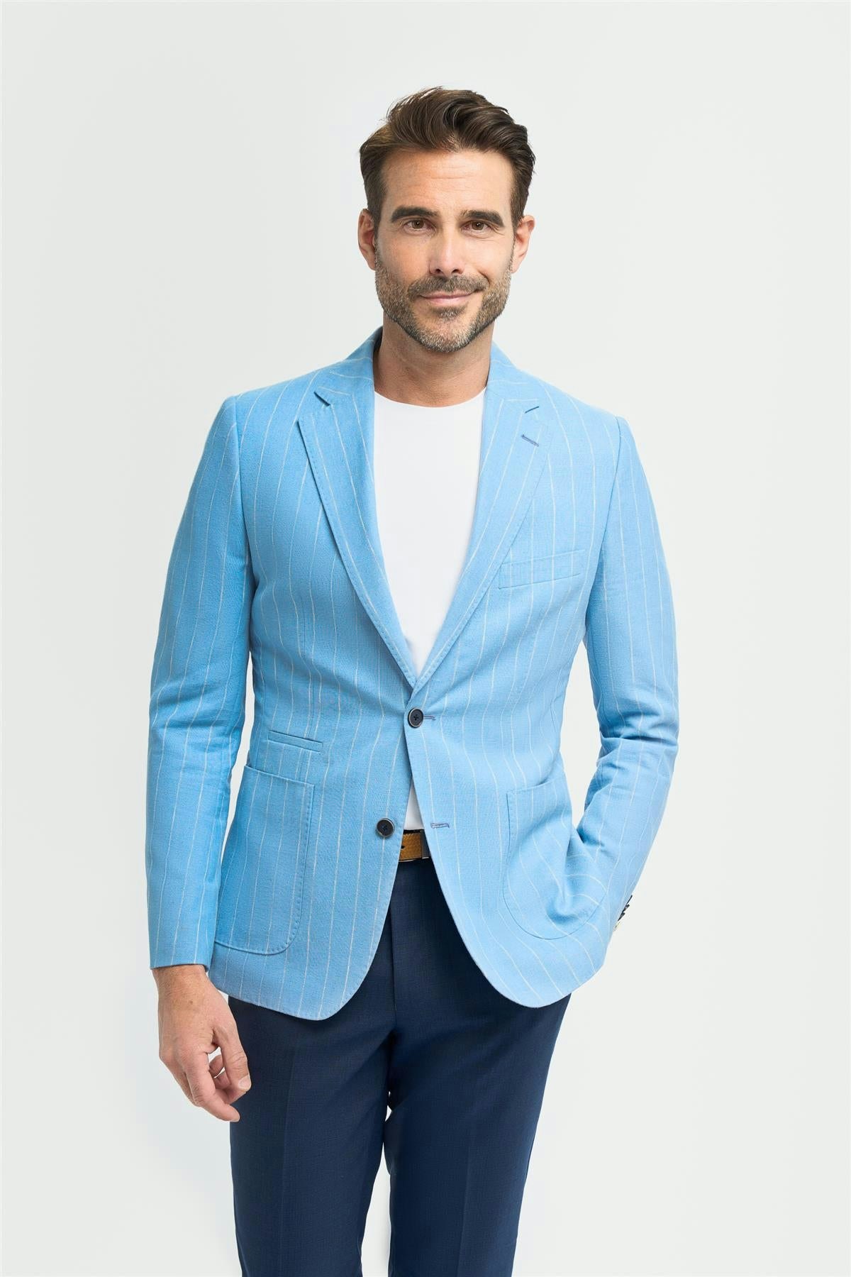 House Of Cavani Blue Piero Blazer - 34 Inch Chest