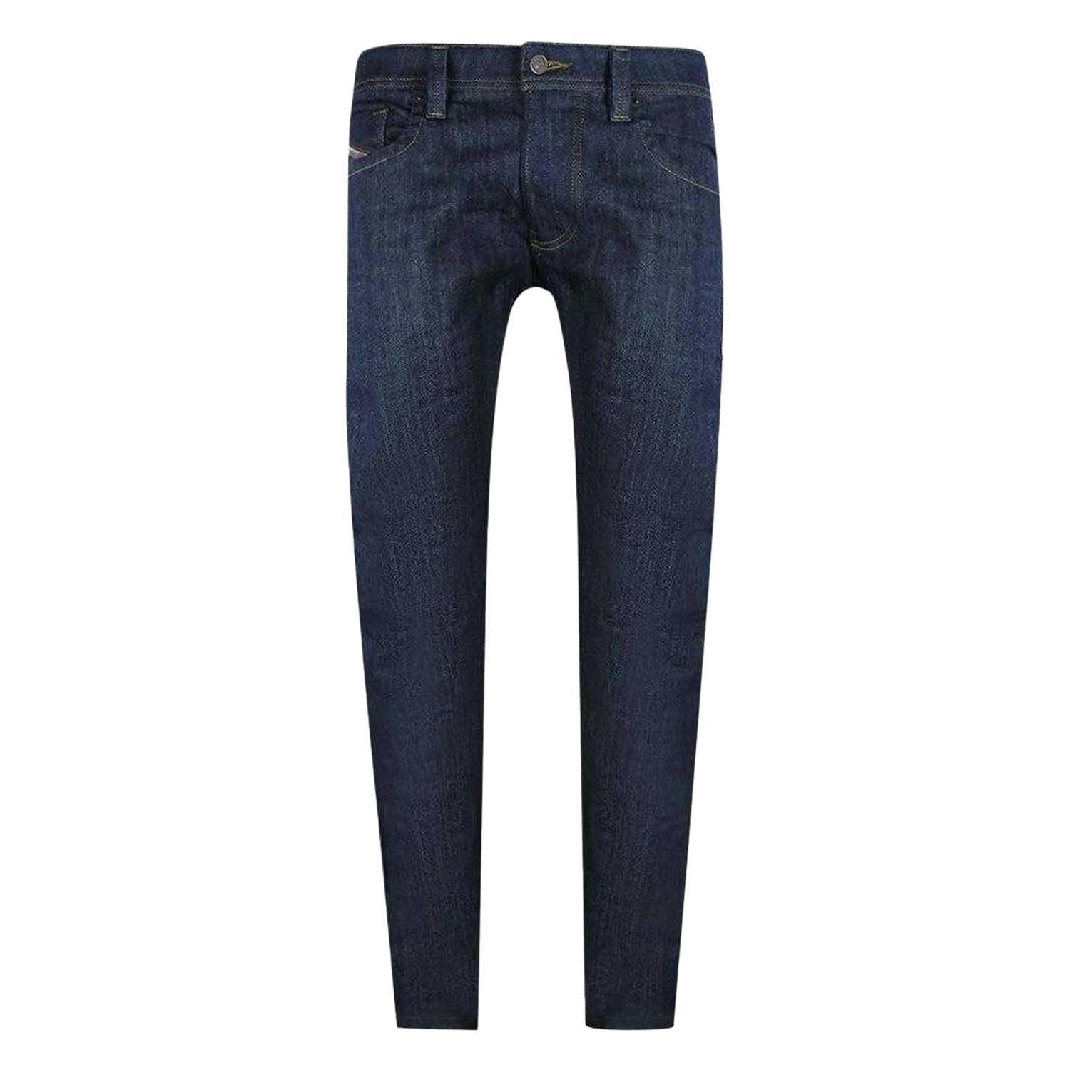 Diesel Men's Dark/Blue Larkee-X Jeans - 32R - 99% Cotton/1% Elastane