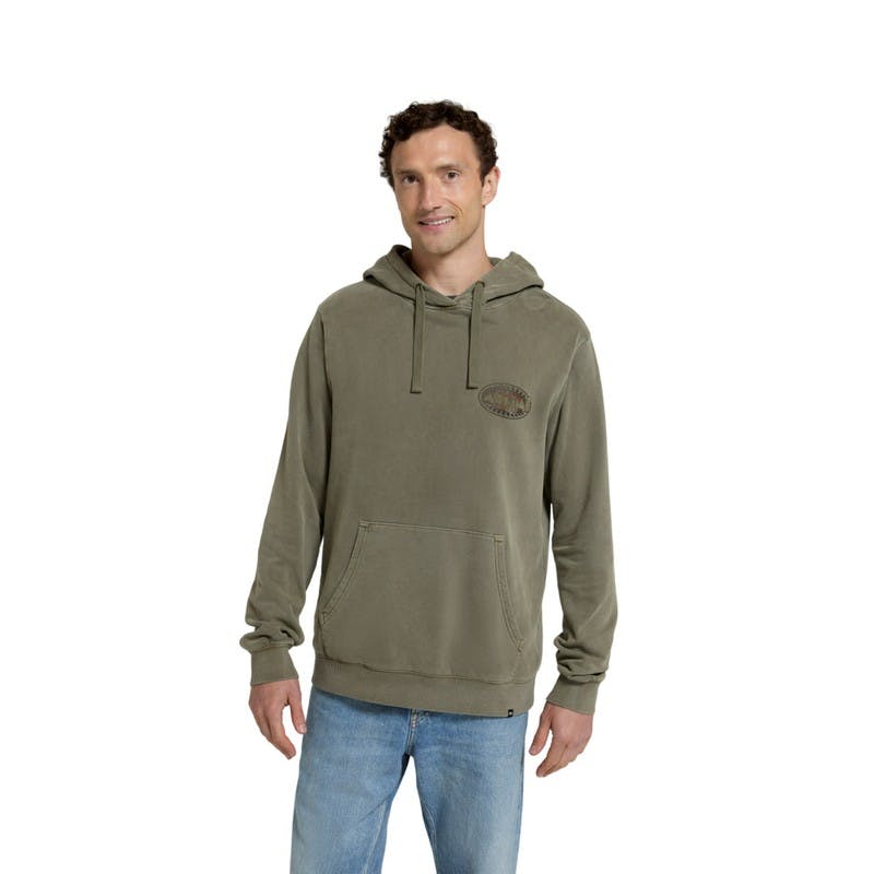 Mountain Warehouse Men's Green River Organic Hoodie - Khaki - Khaki - Xs - 100% Organic Cotton