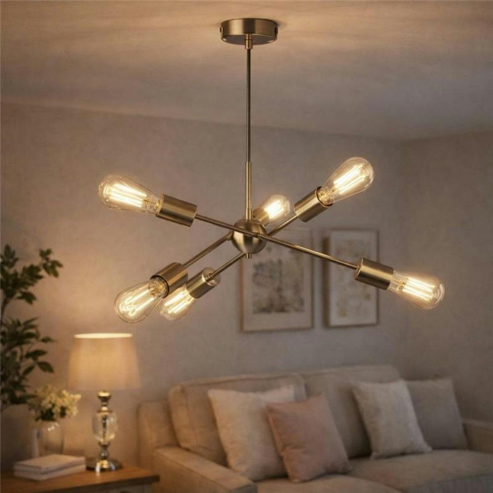 Rackhams Light Benji Antique Brass Ceiling Pendant