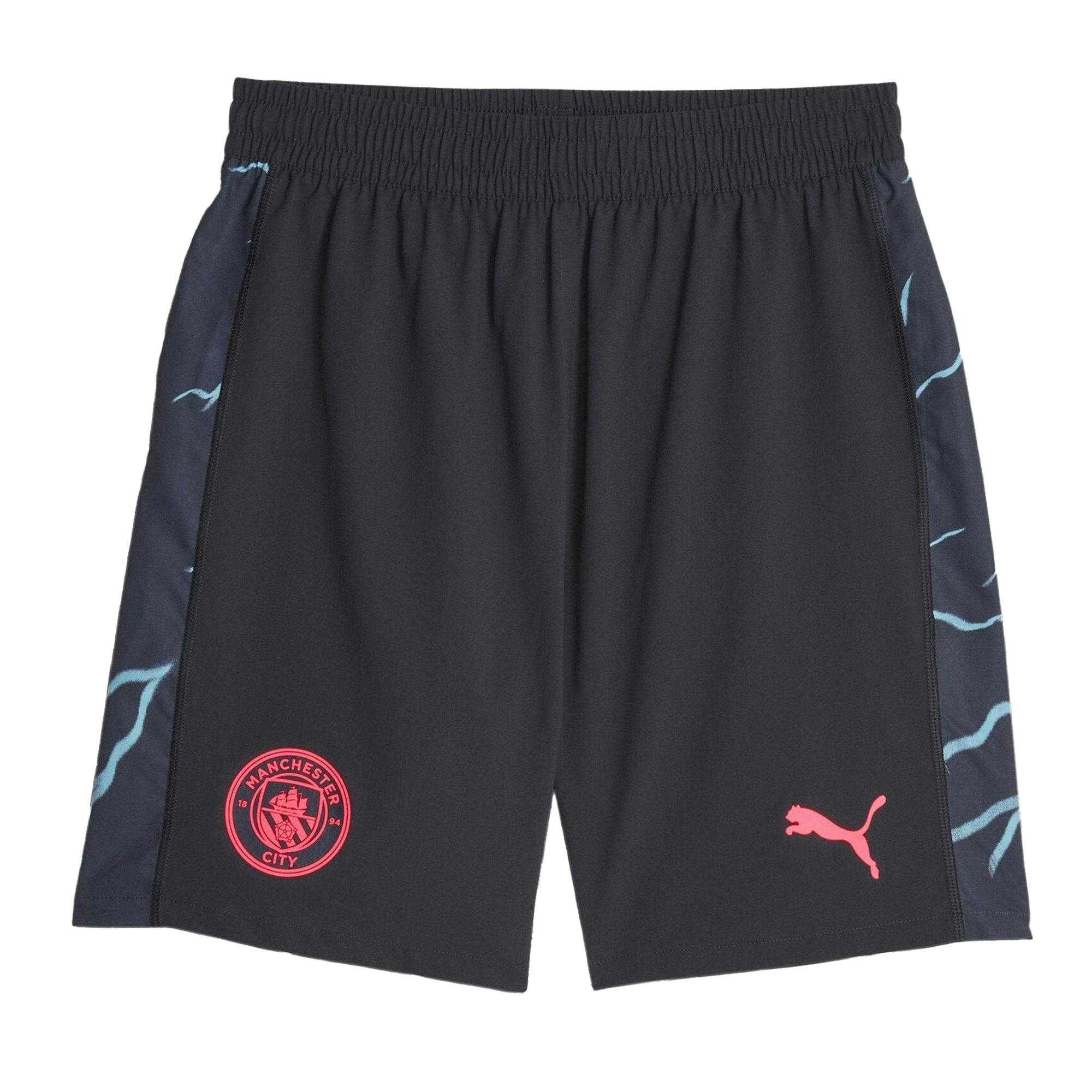 Puma Men's Dark Cb Promo Manchester City Fc Football Shorts - Navy - Xl - Navy - 100% Polyester