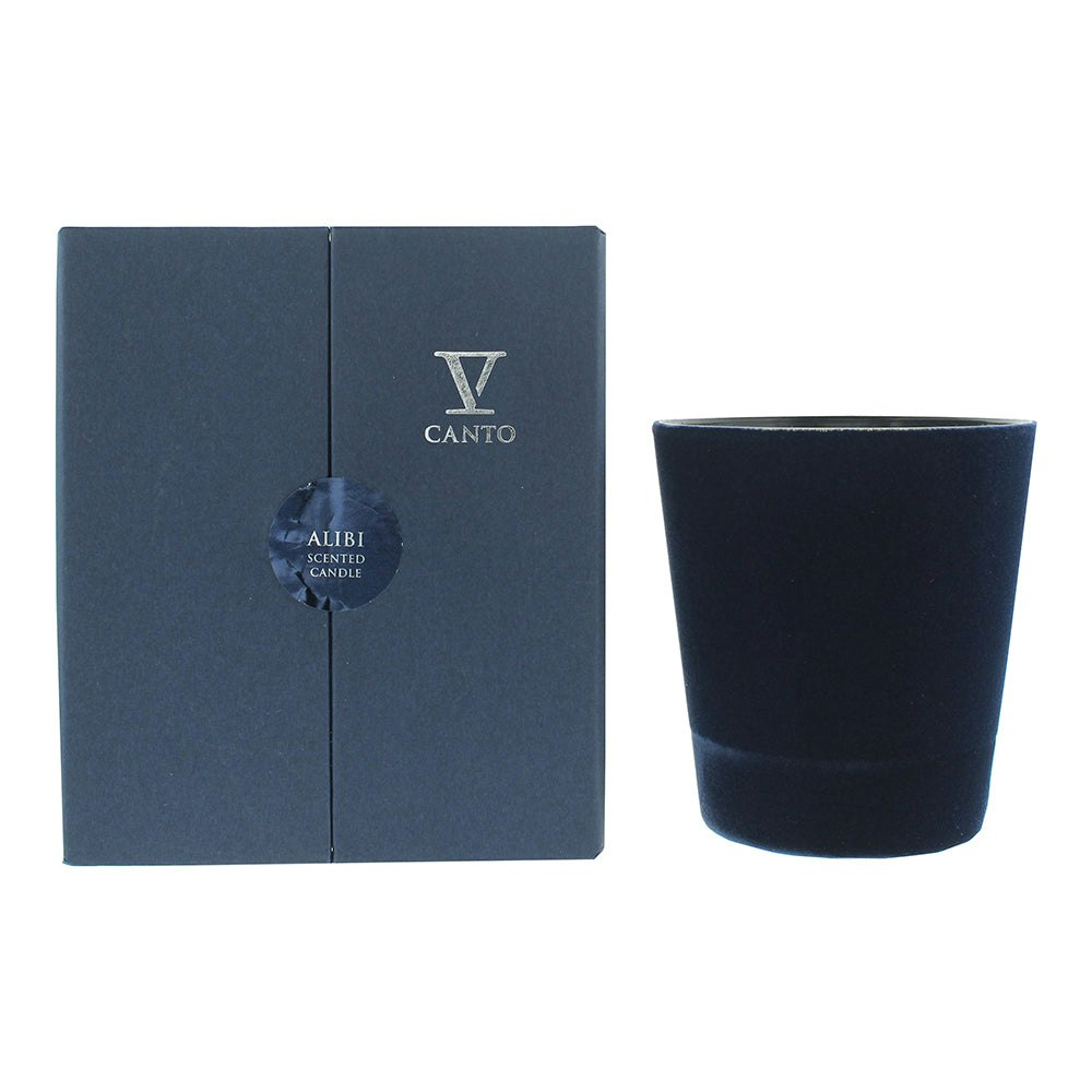 Rackhams Alibi Flocked Glass Candle 250Ml