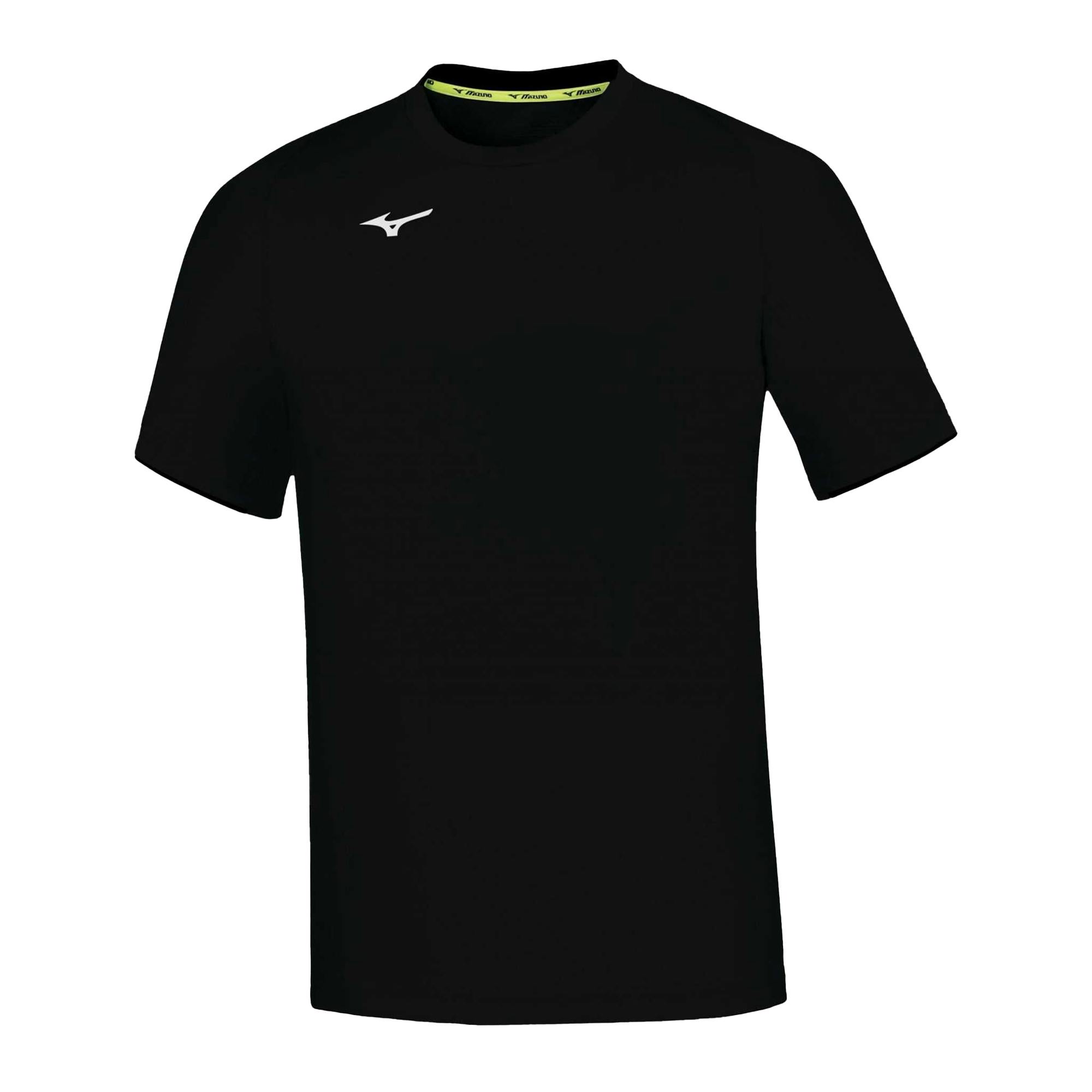Mizuno Men's Black Core Short-Sleeved T-Shirt - Xl - 100% Polyester