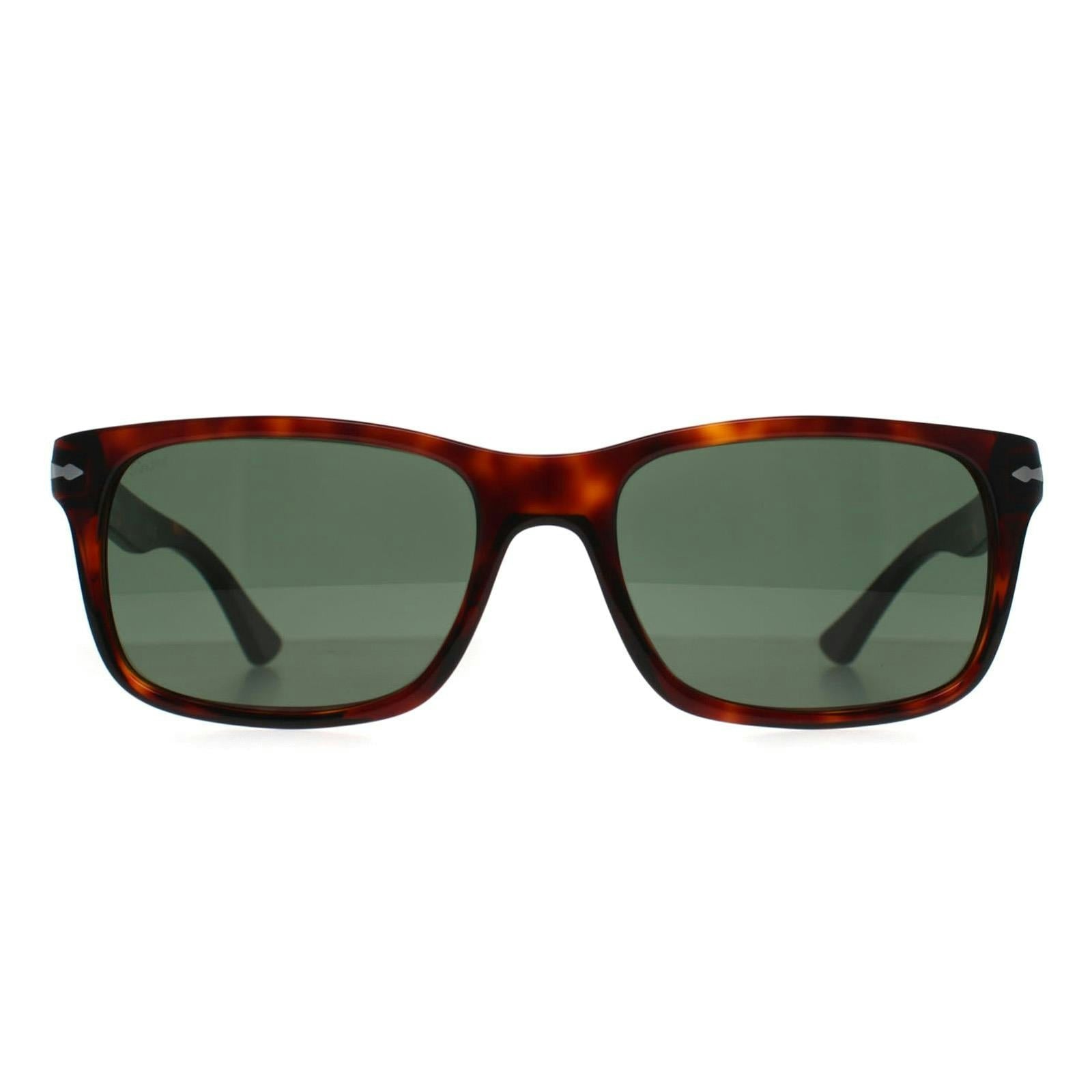 Persol , Havana Sunglasses Green lenses, PO3048S 24/31, Mojo Glasses - Image 7