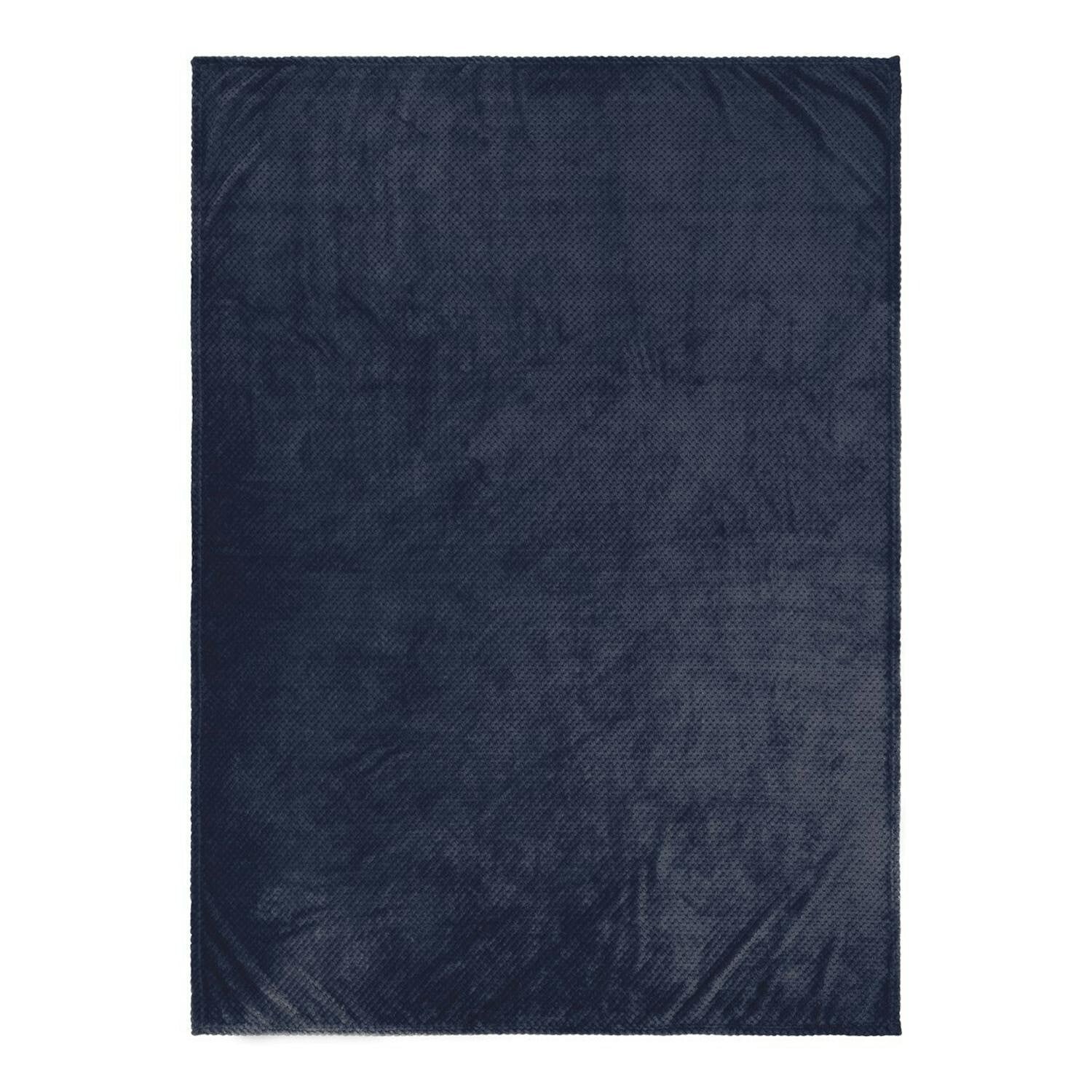 - Mountain Warehouse Chunky Blanket Navy (One Size) - Image 2