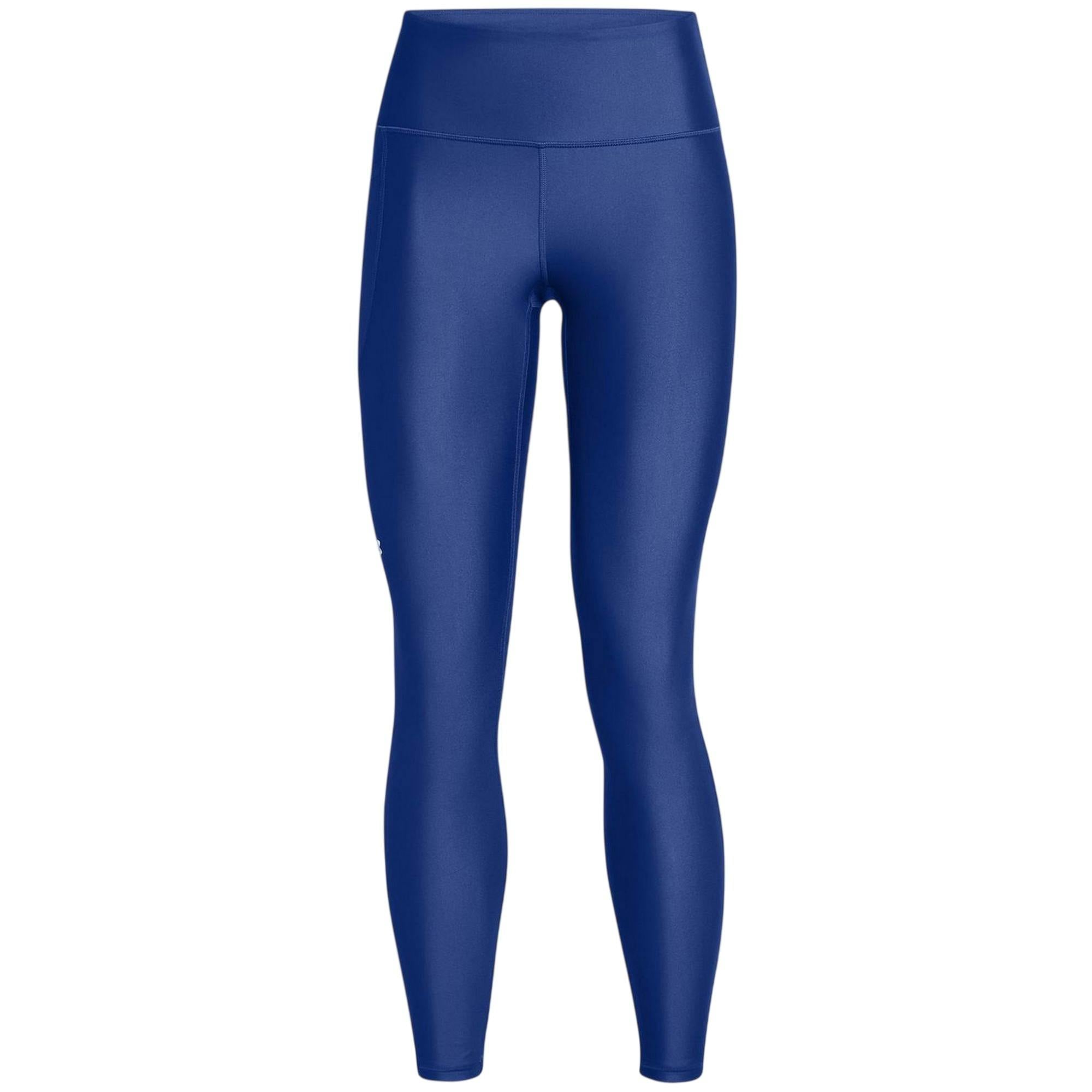 Under Armour Women's Blue / High Rise Leggings - 10 Uk - 87% Polyester/13% Elastane