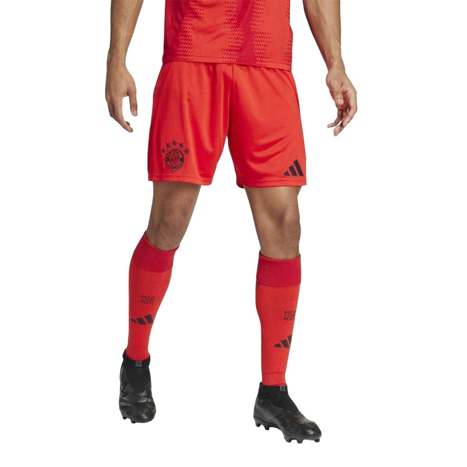 Adidas Unisex Red Adult 2024/2025 Fc Bayern Munich Football Shorts - S - 100% Polyester