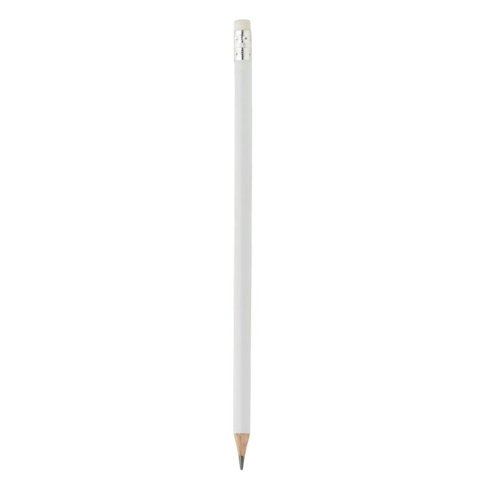 Rackhams White Stomp Sharp Pencil With Eraser