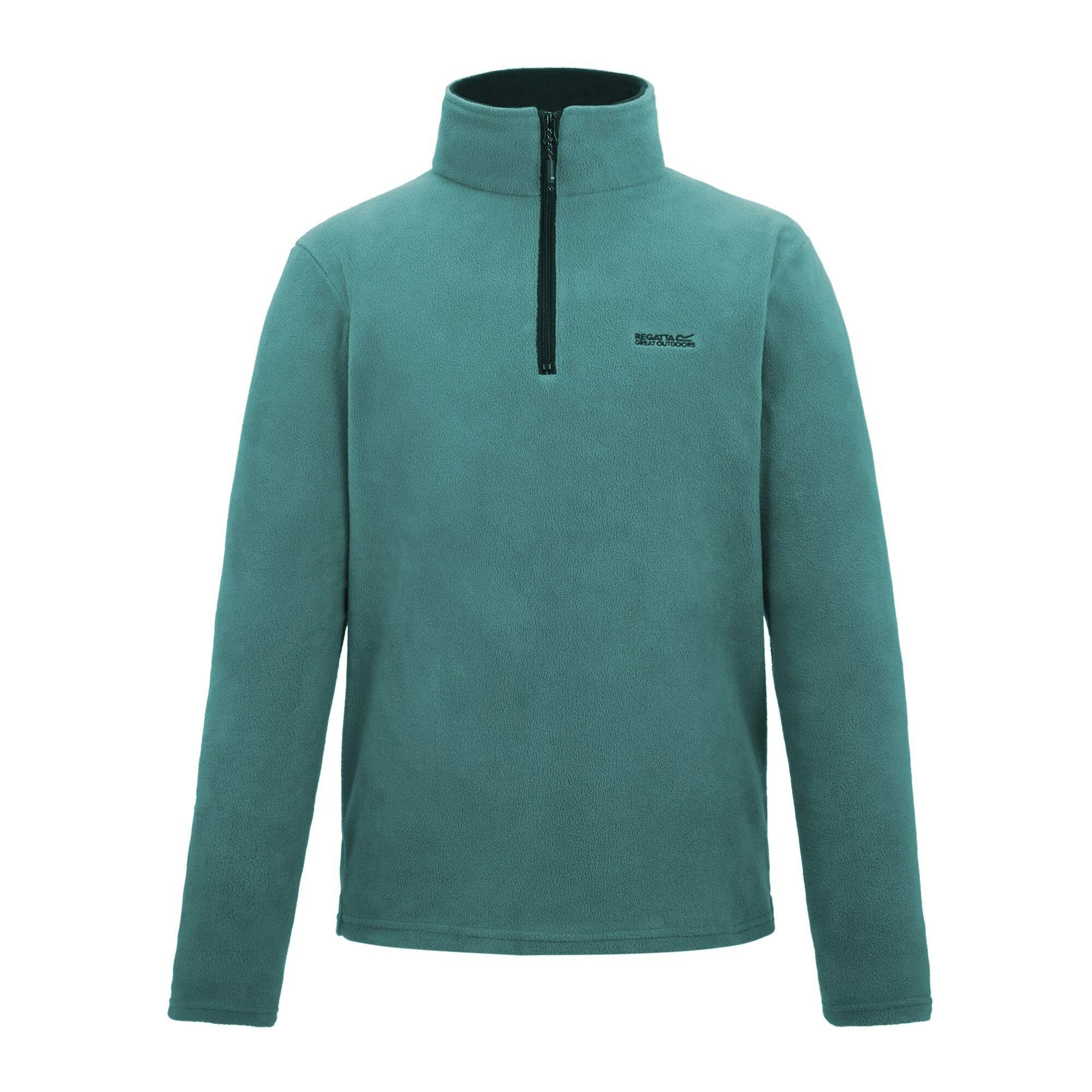 Regatta Men's Great Outdoors Thompson Half Zip Fleece Top - Arctic - M - Arctic - 100% Polyester