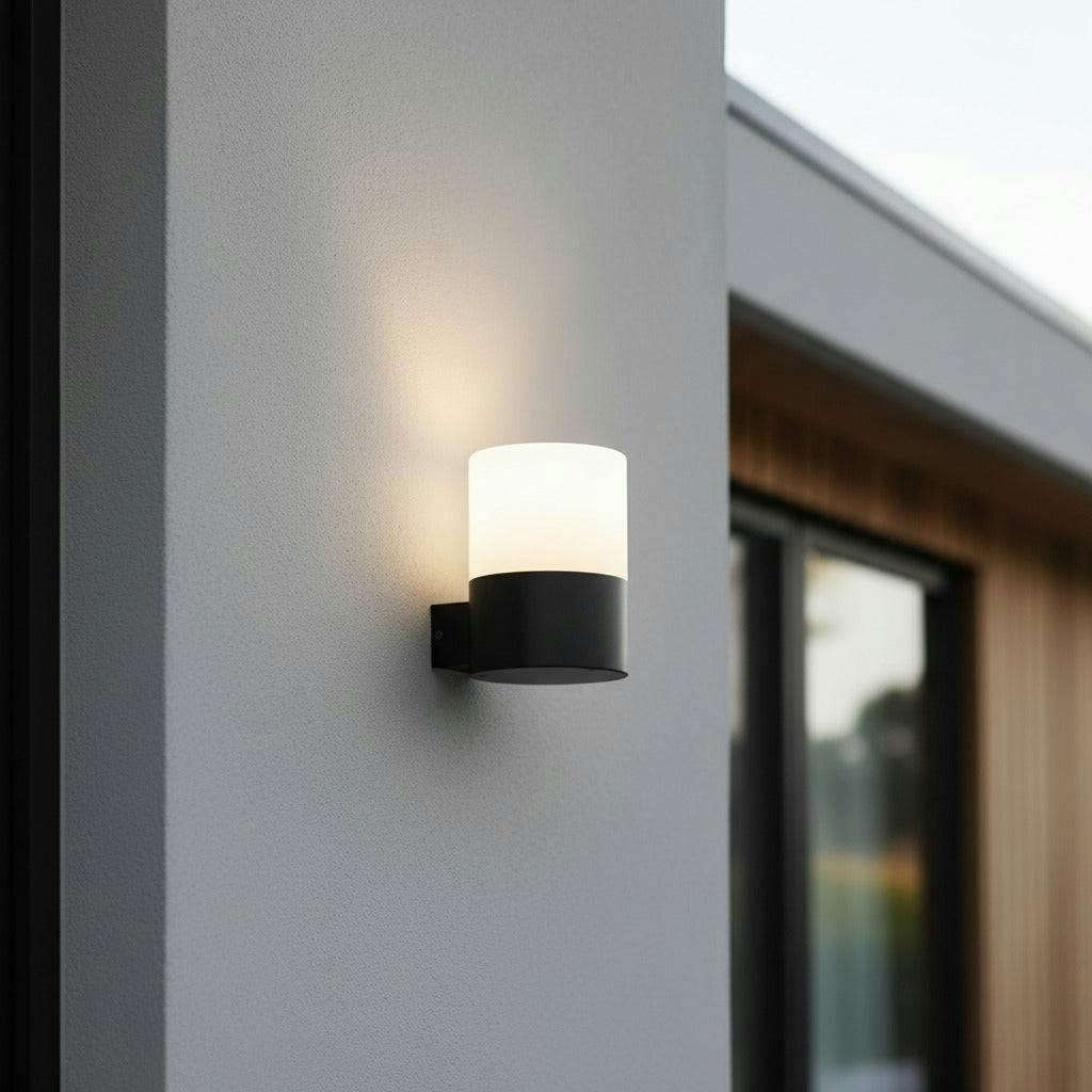 Ultra Beam Lighting Black/Light 9 Watt Led Outside Wall Mount