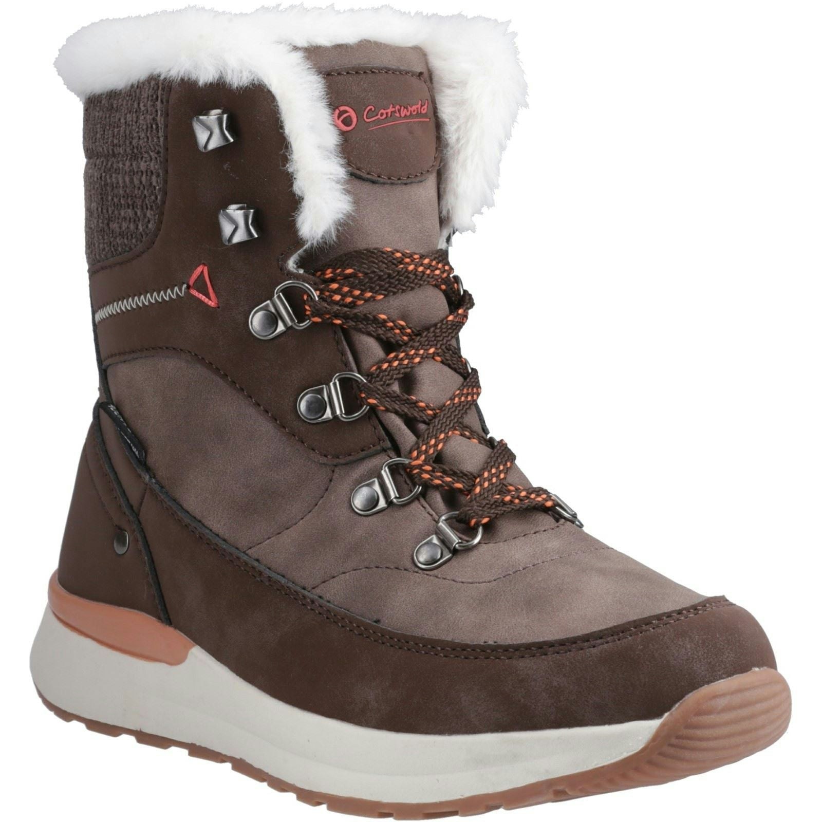 Cotswold Women's Brown Sheephouse Textile Hiking Boots - Size 5