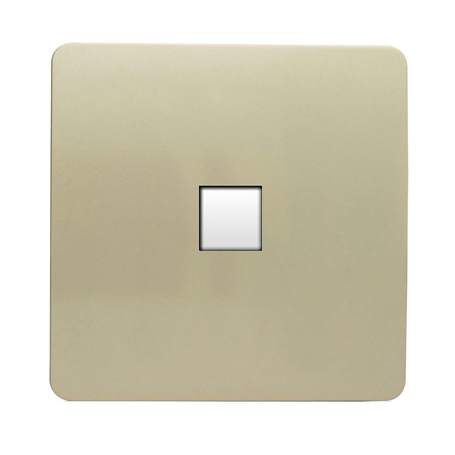 Trendi Switch 1 Gang Cat 3 Telephone Slave Socket - Gold - Image 4