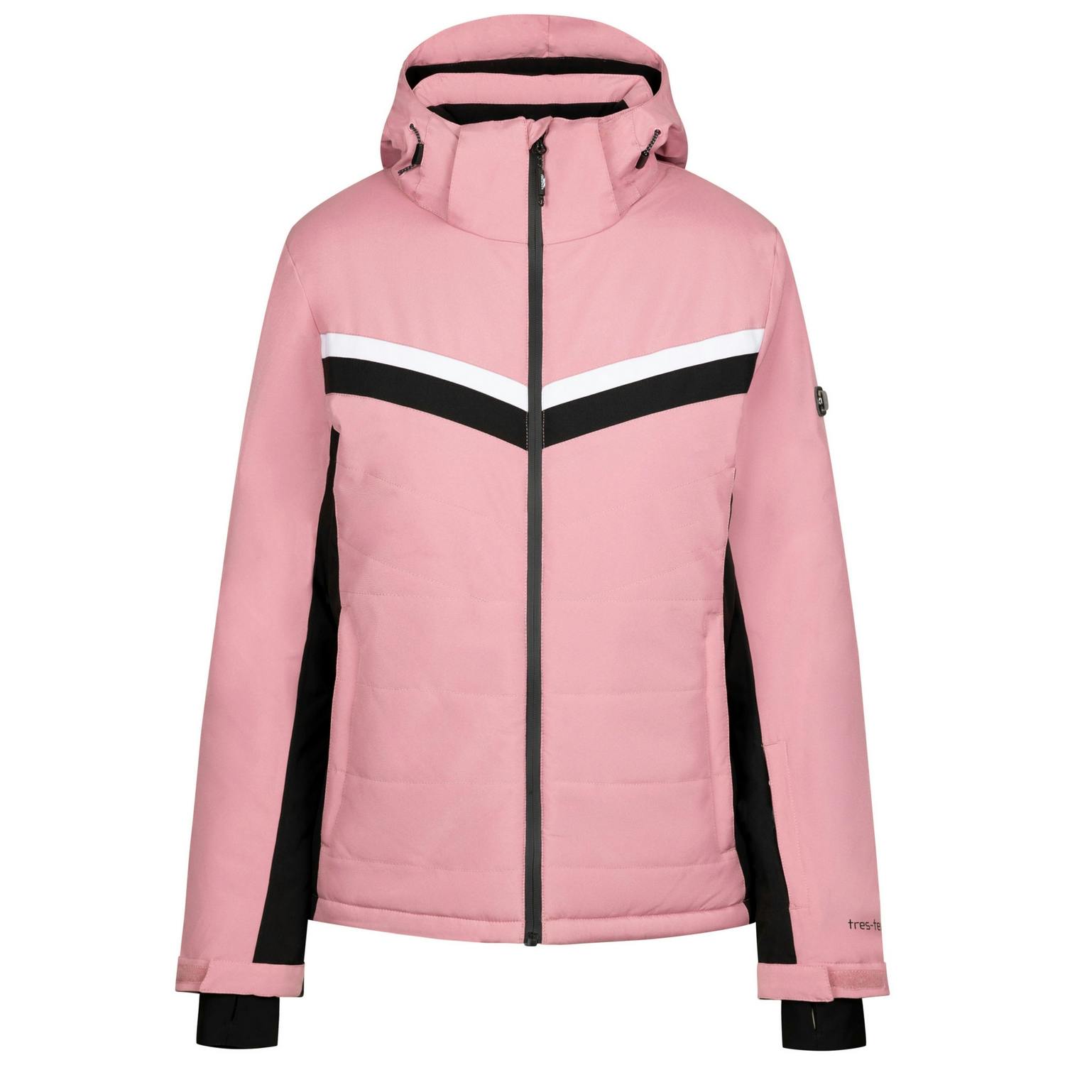 Trespass Women's Pink Emma Padded Ski Jacket - Haze - Xxl - Haze - 100% Polyester