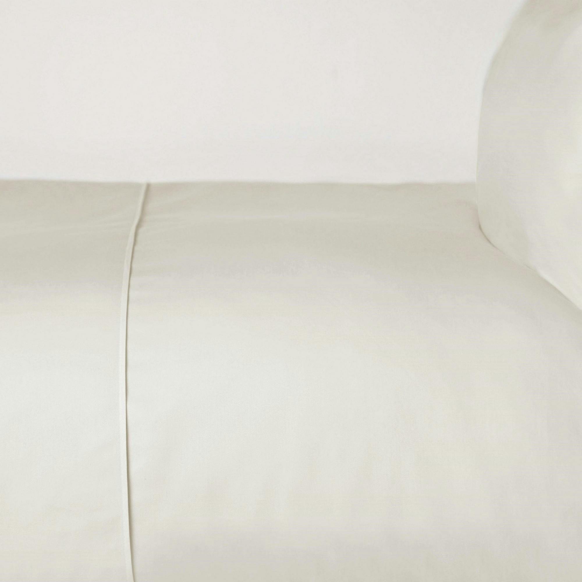 Belledorm Ivory 100% Cotton Sateen Duvet Cover - Superking - 100% Cotton