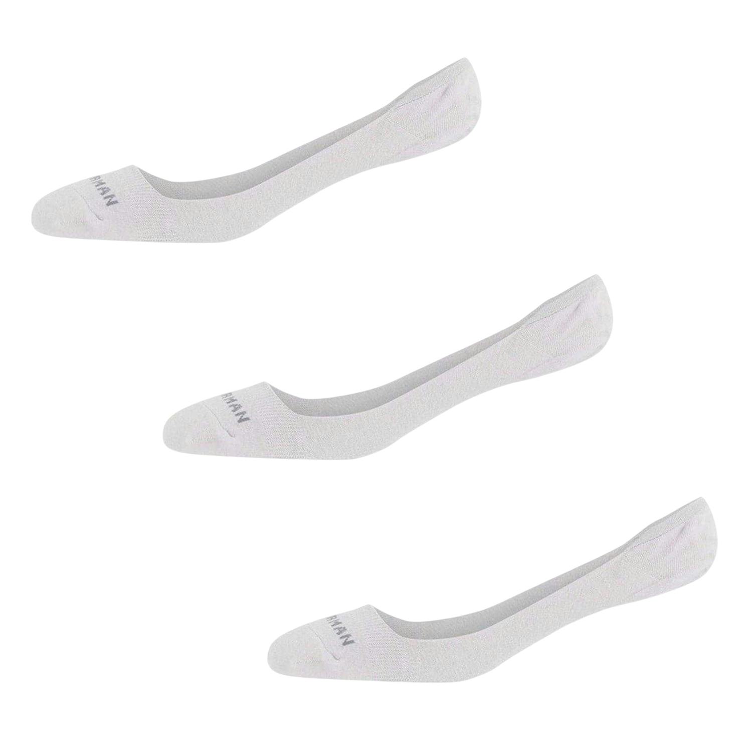 Ben Sherman Men's White Makalu Logo Liner Socks (Pack Of 3) - 7 Uk-11 Uk - 60% Cotton/40% Polyester