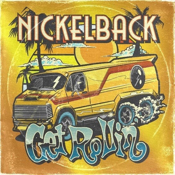 Eyesore Merch Dark Nickelback 'Get Rollin' ' Cd