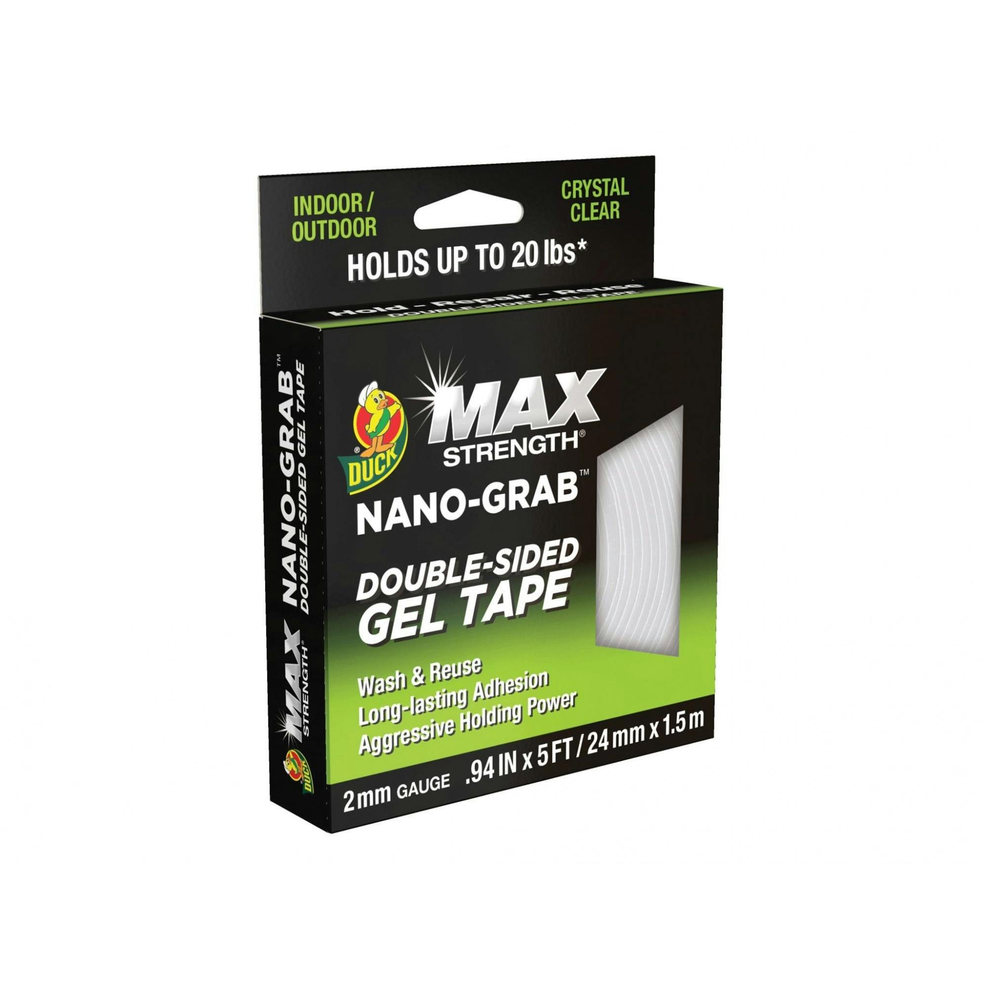 Rackhams Duck Max Strength Nano-Grab Tape 24Mm X 1.5M - Multi Colour - One Size - Multi Colour