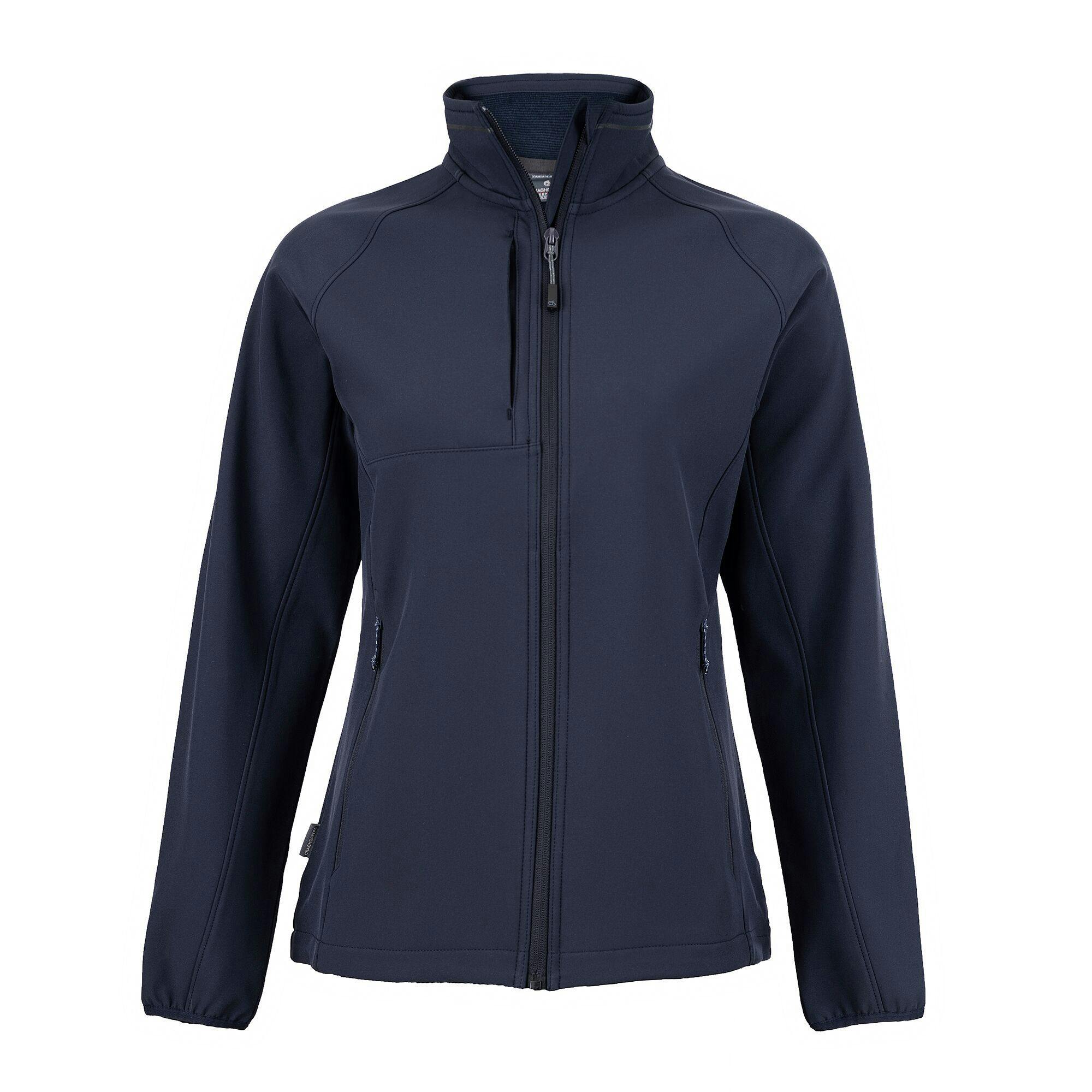 Craghoppers Women's Dark Expert Basecamp Soft Shell Jacket - Navy - 16 Uk - Navy - 100% Mixed