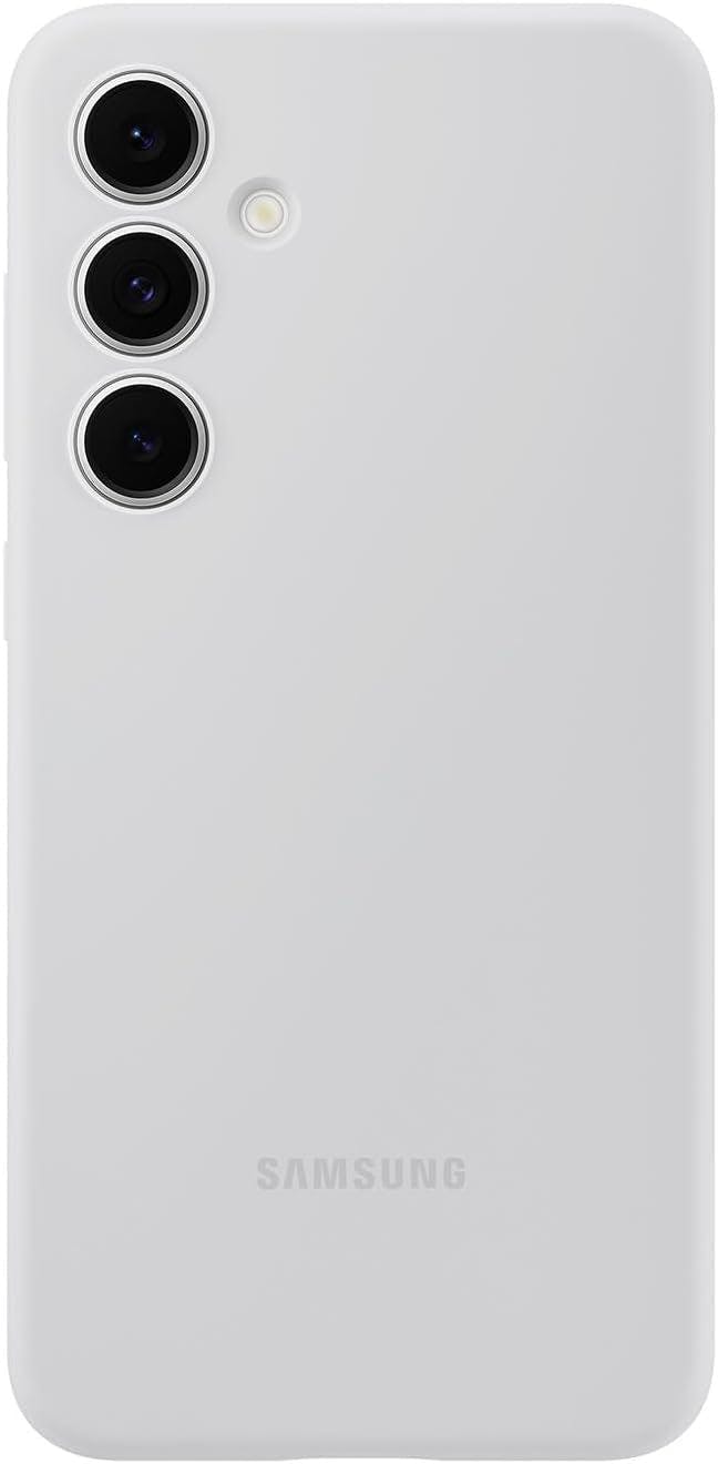 Genuine / Official Samsung Galaxy S24 FE Silicone Case / Cover - Grey - New - Image 3