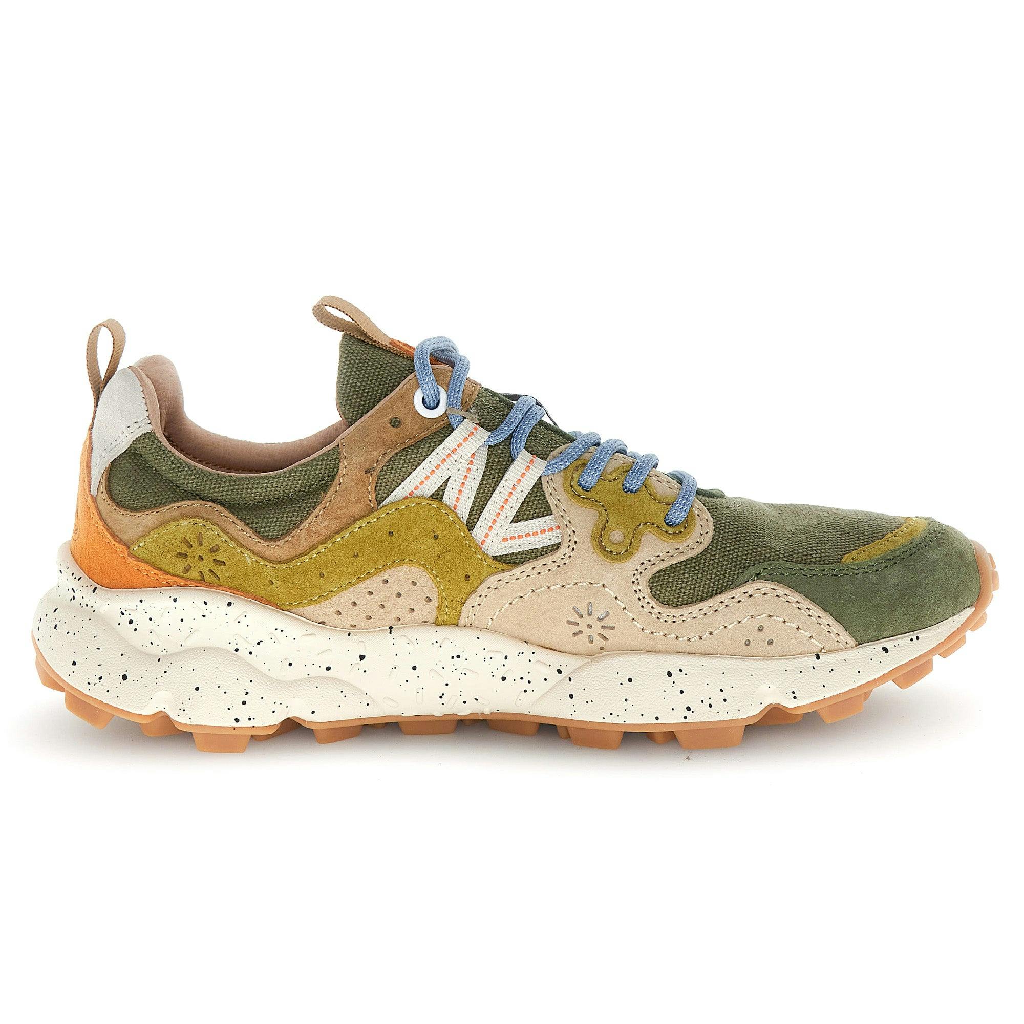 Flower Mountain Men's Light Yamano 3 Trainers - Military/Taupe - Eu 41