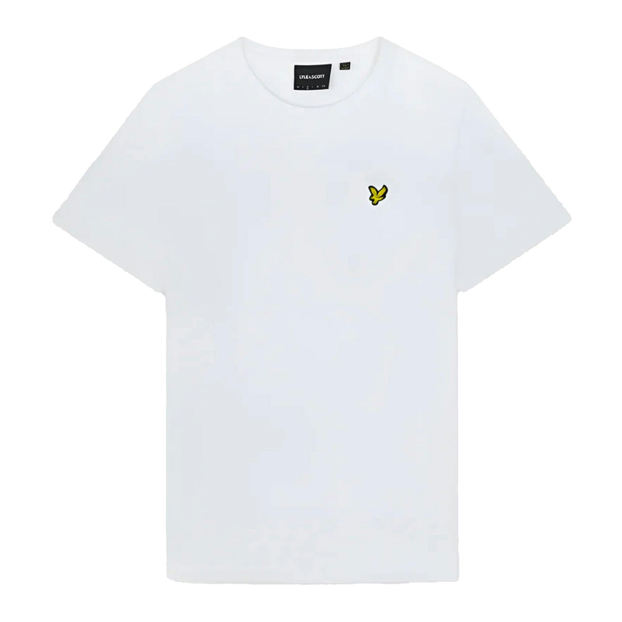 Lyle & Scott White Plain T-Shirt - L