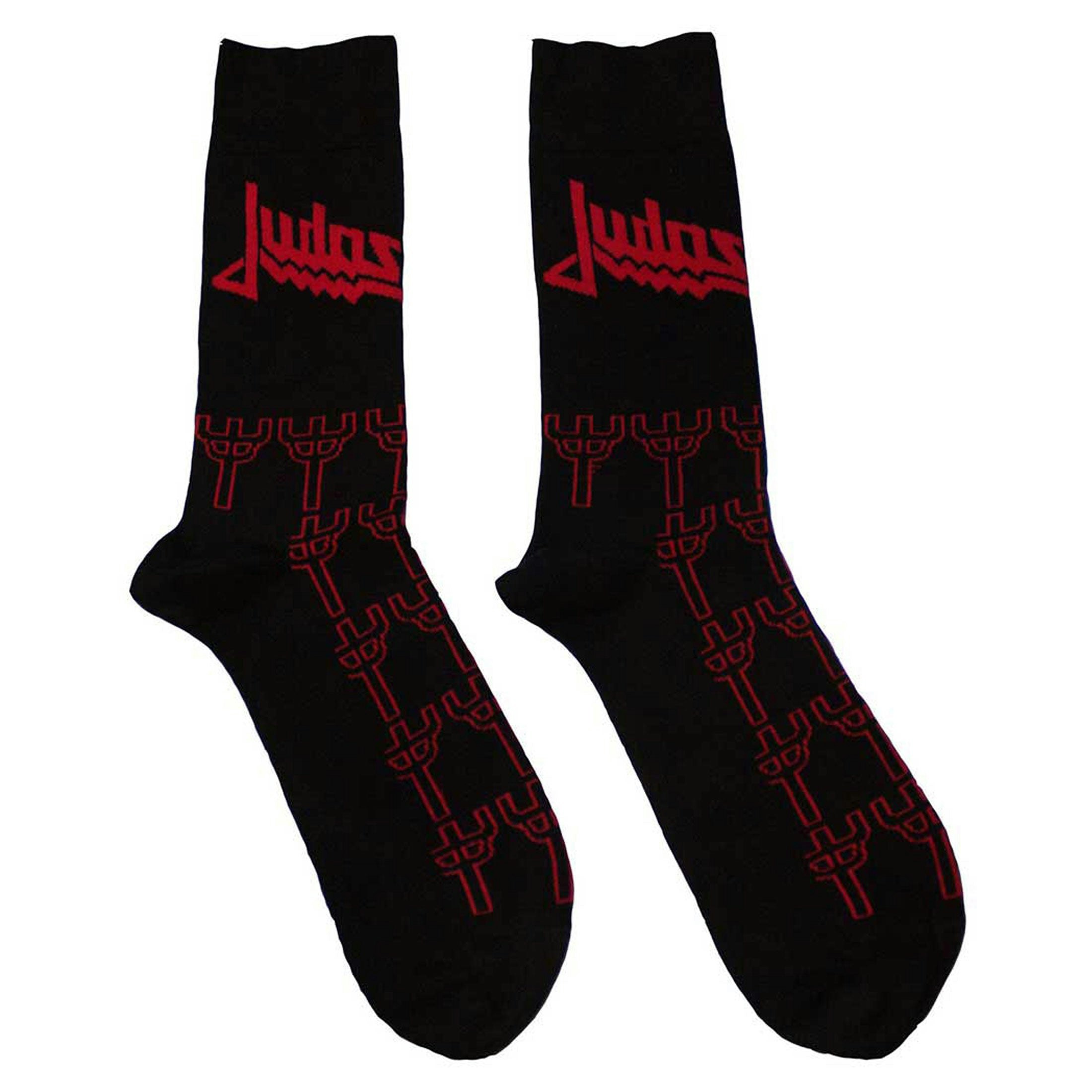 Paradiso Clothing Women's Judas Priest Trident Pattern Ankle Socks