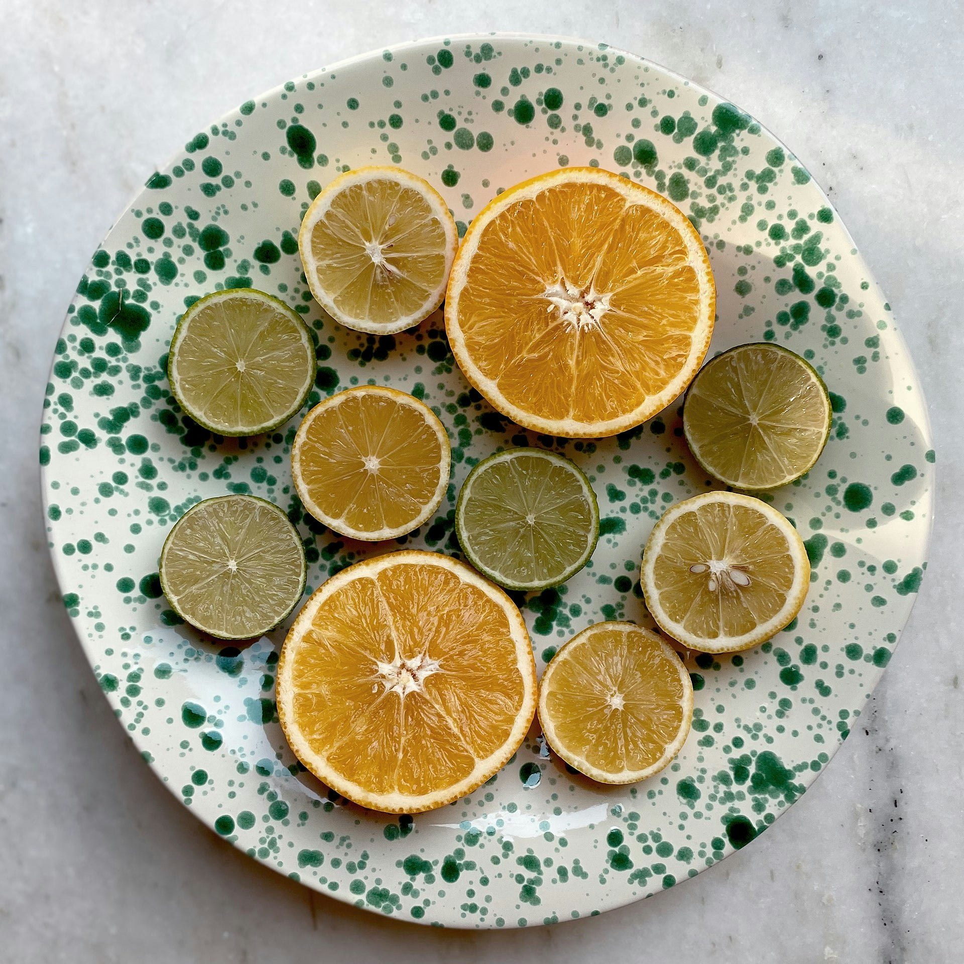 Hot Pottery Shallow Serving Bowl Pistachio