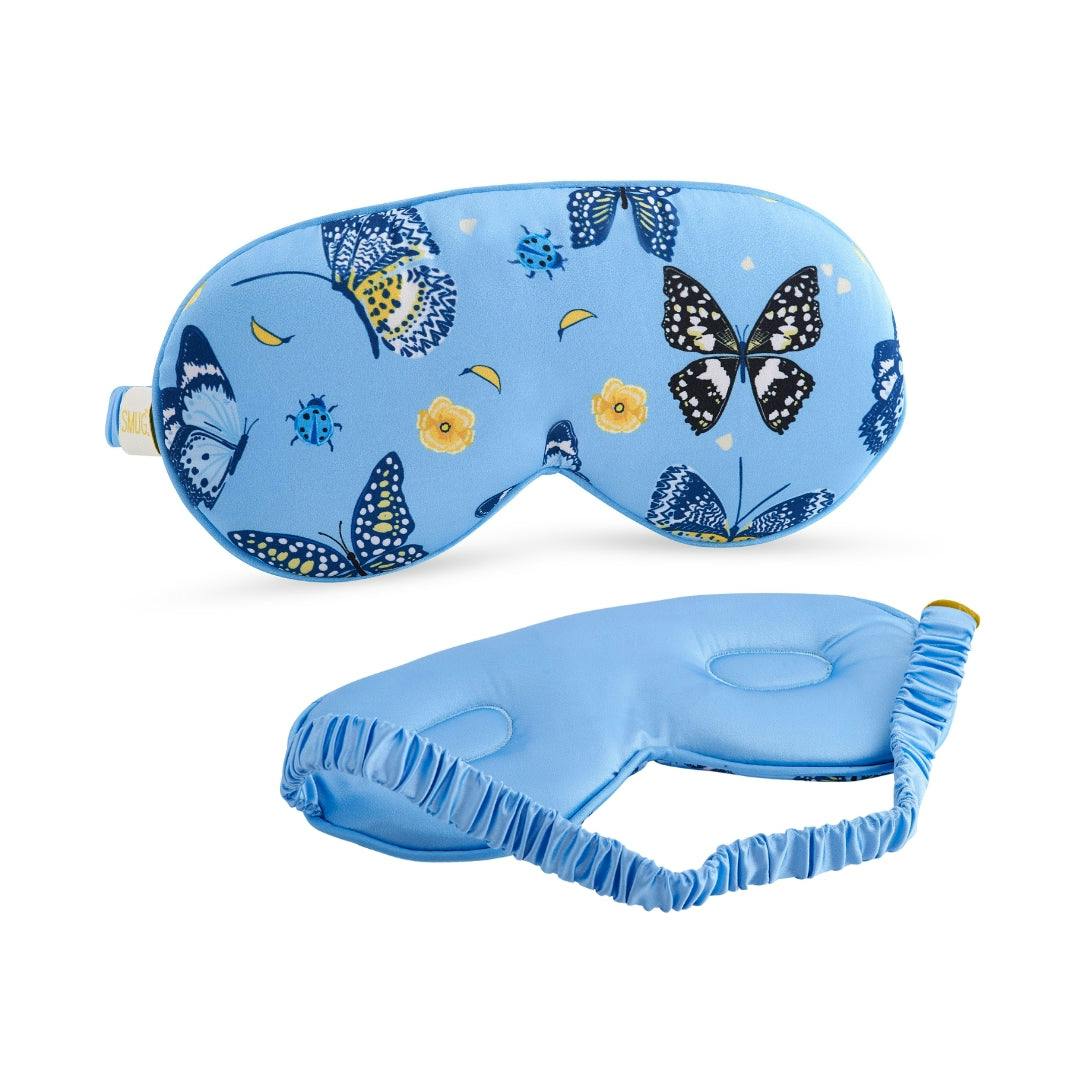 Smug Women's Light Blue Cloud Padded Satin Sleep Mask In - Image 5