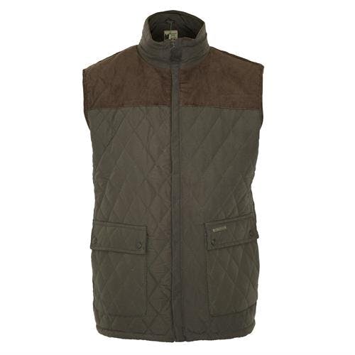Coolandnew Men's Champion Arundel Fleece Lined Gilet - Olive - L