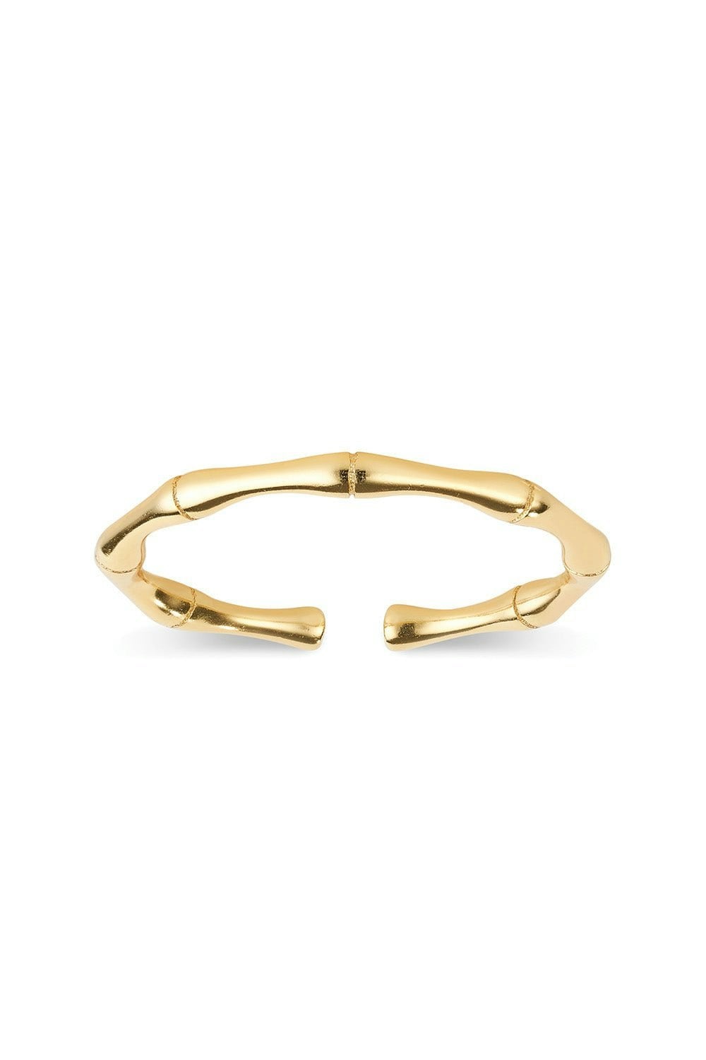 Elk & Bloom Gold Band Bamboo Stackable Ring - Yes, Please