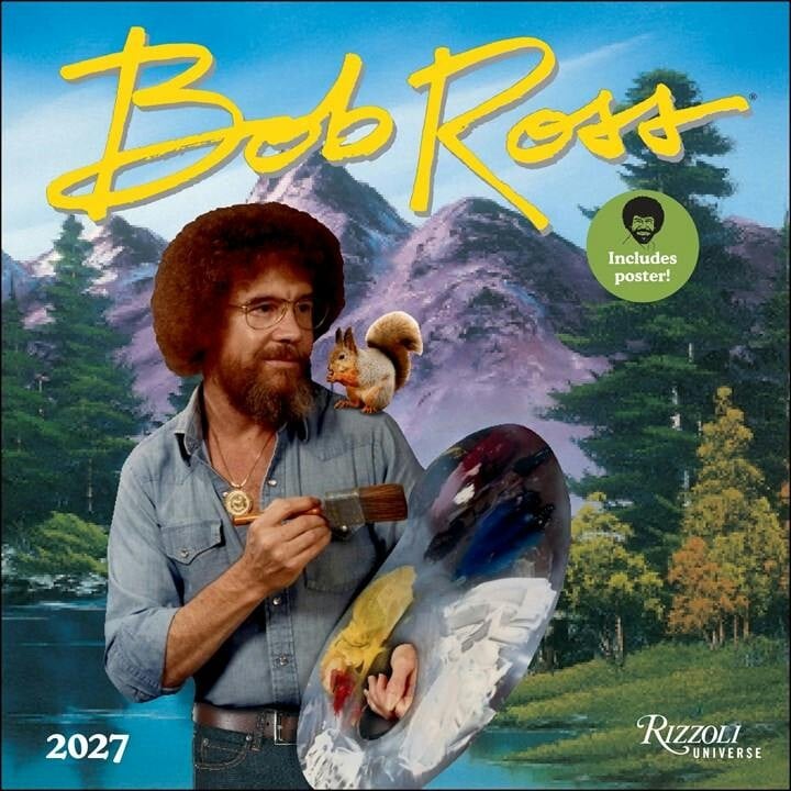Bob Ross 2027 Wall Calendar with Poster by Bob Ross | 2026 - Image 8