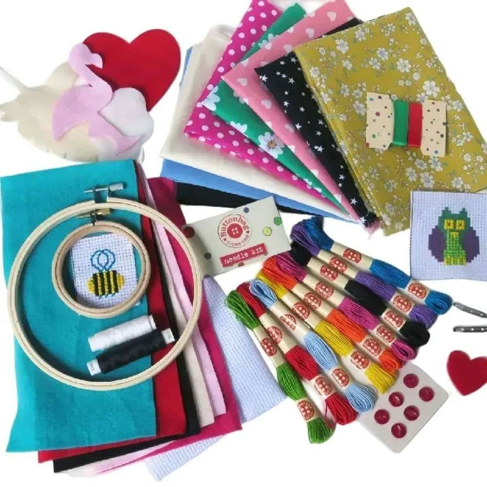 Buttonbag Unisex Multicolor Bumper Sewing Craft Kit - Learn To Sew - Suitable For All Levels - Image 4