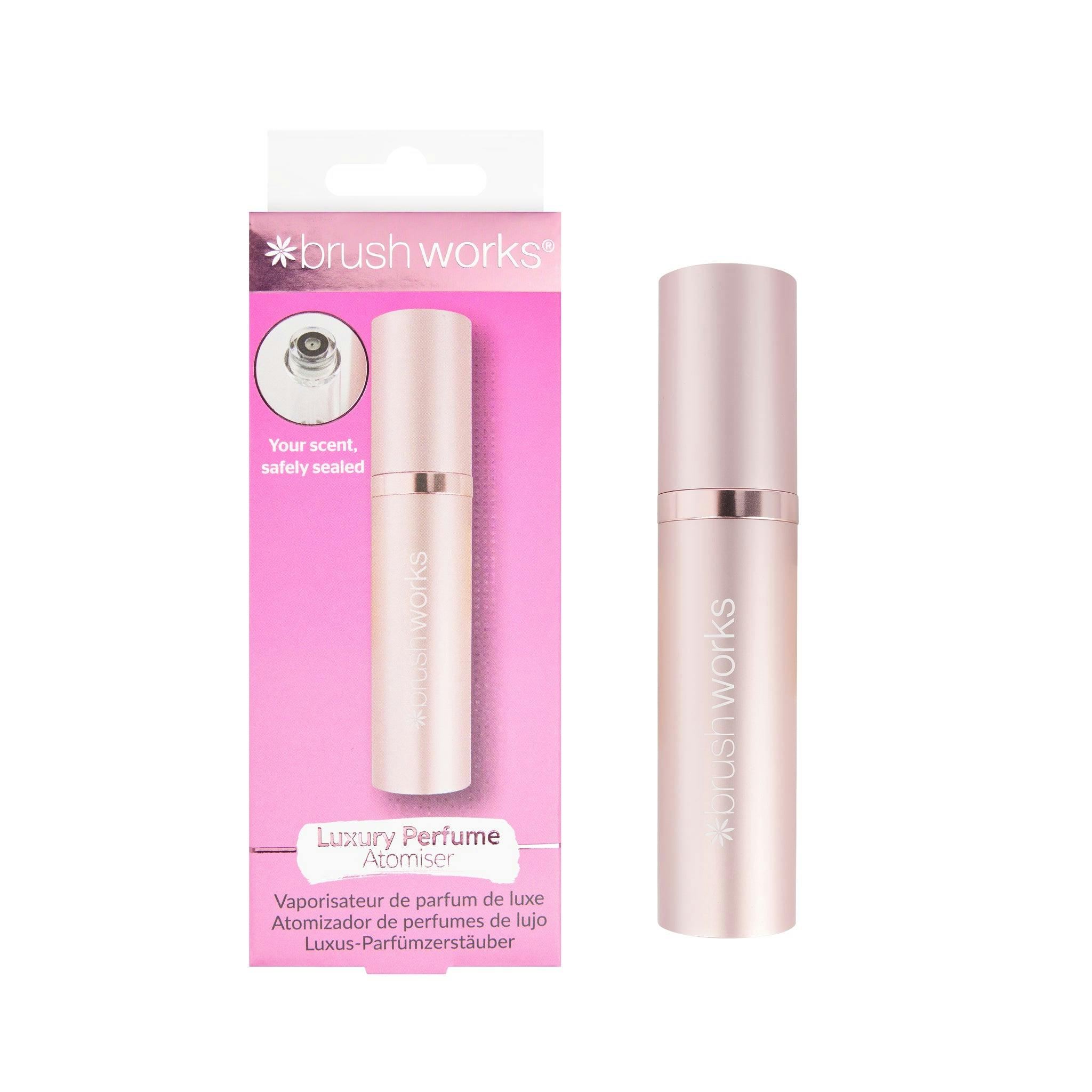 Brushworks Luxury Perfume Atomiser – Refillable 5ml Travel Perfume Spray Bottle for On-the-Go Fragrance – Compact, Lightweight, Vegan & Cruelty-Free - Image 2