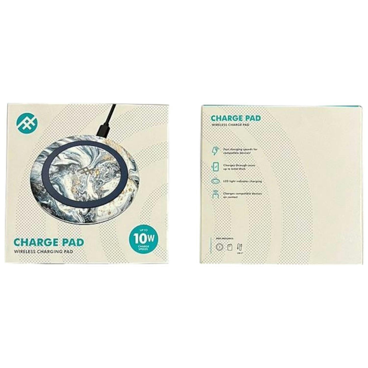 Ifrogz Light 10W Qi Wireless Charging Pad Aqua Marble - 304006787