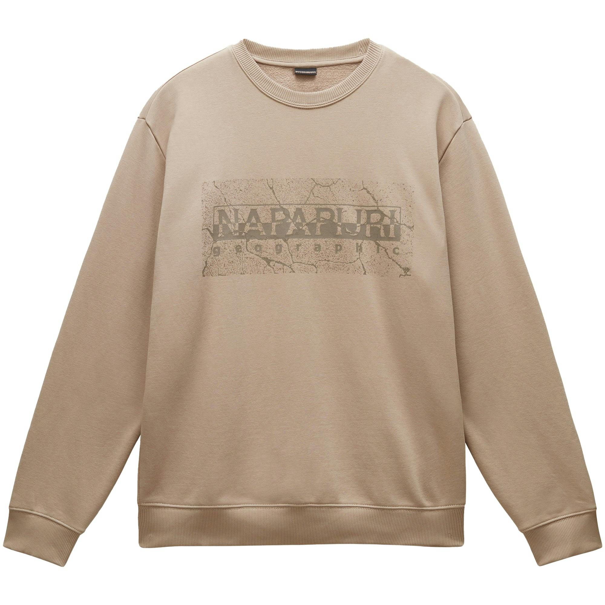 Napapijri Beige S-Albula Crew Sweat - Rocky - X-Large